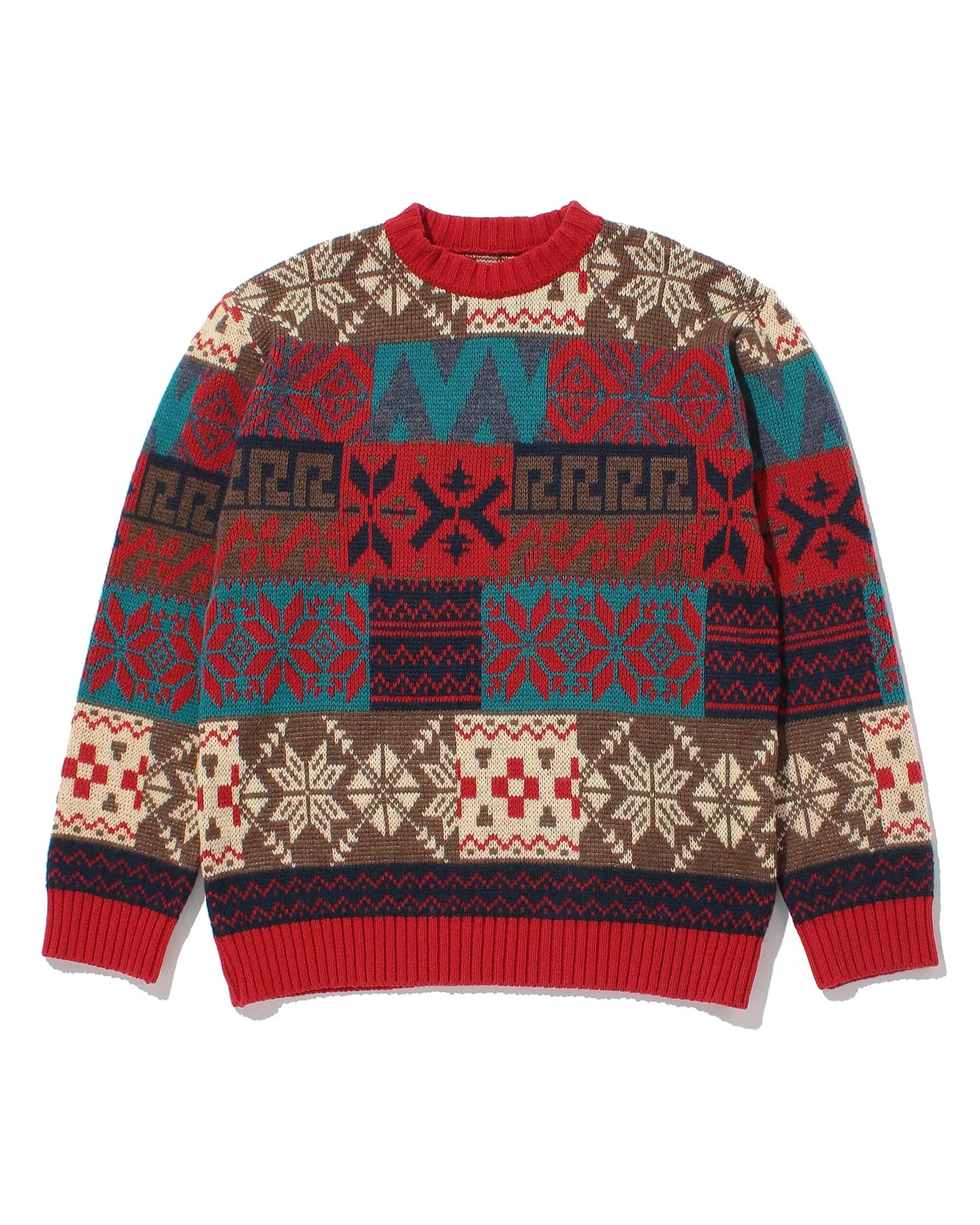 Multi Pattern JQ Crew Neck sold by Anonymous Ism