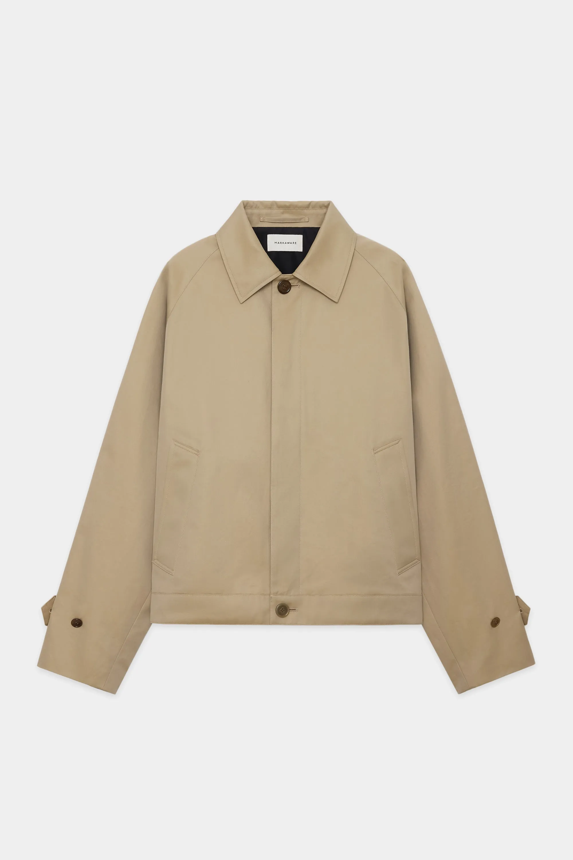 オーガニックGIZAギャバジン / サービスジャケット, Khaki sold by MARKAWARE product image thumbnail 4