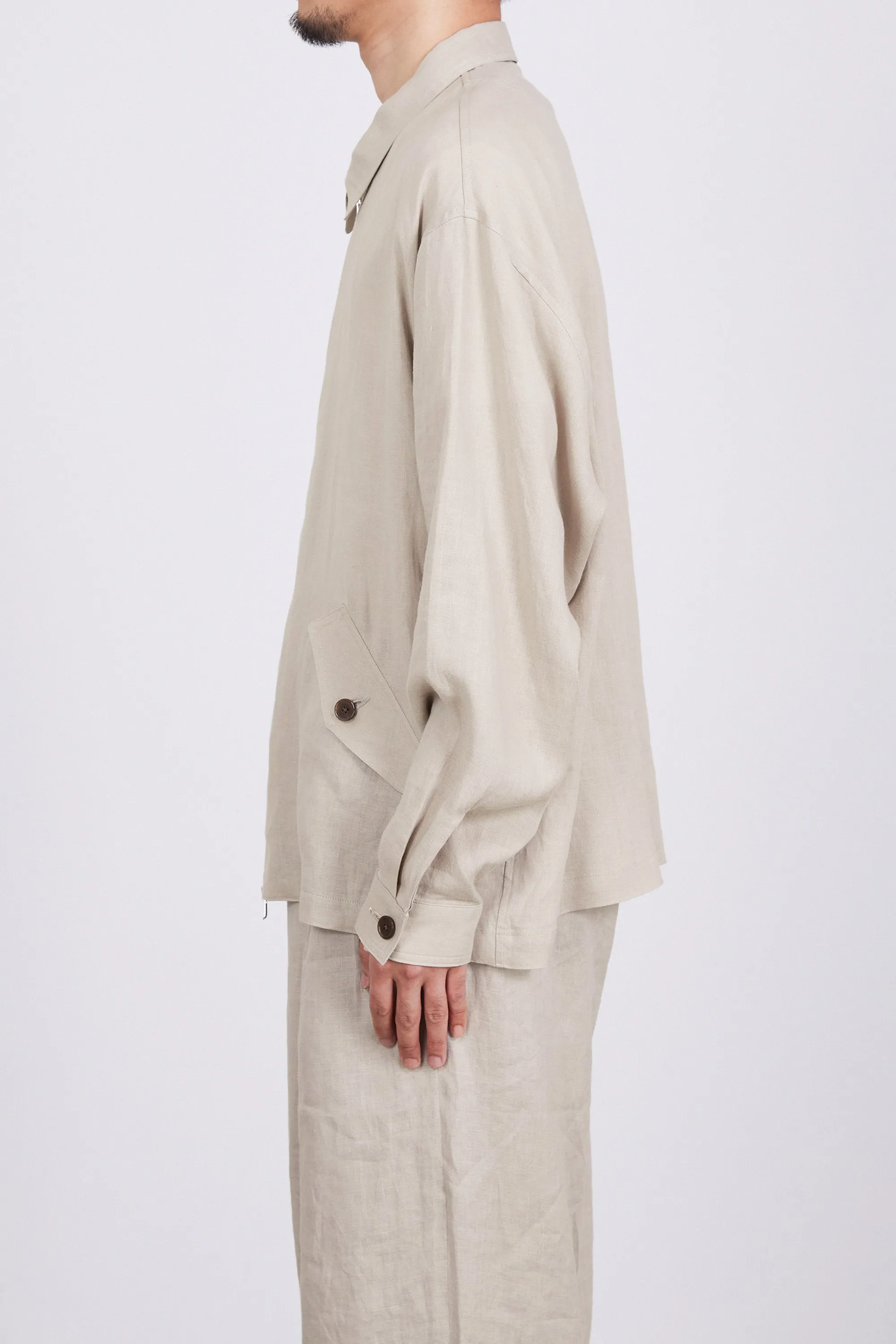 ヘンプ細布 / スポーツジャケット, Taupe sold by MARKAWARE product image thumbnail 3