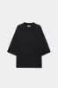 リサイクルスビンオーガニックコットン度詰め天竺 / フットボールTEE, Black sold by MARKAWARE