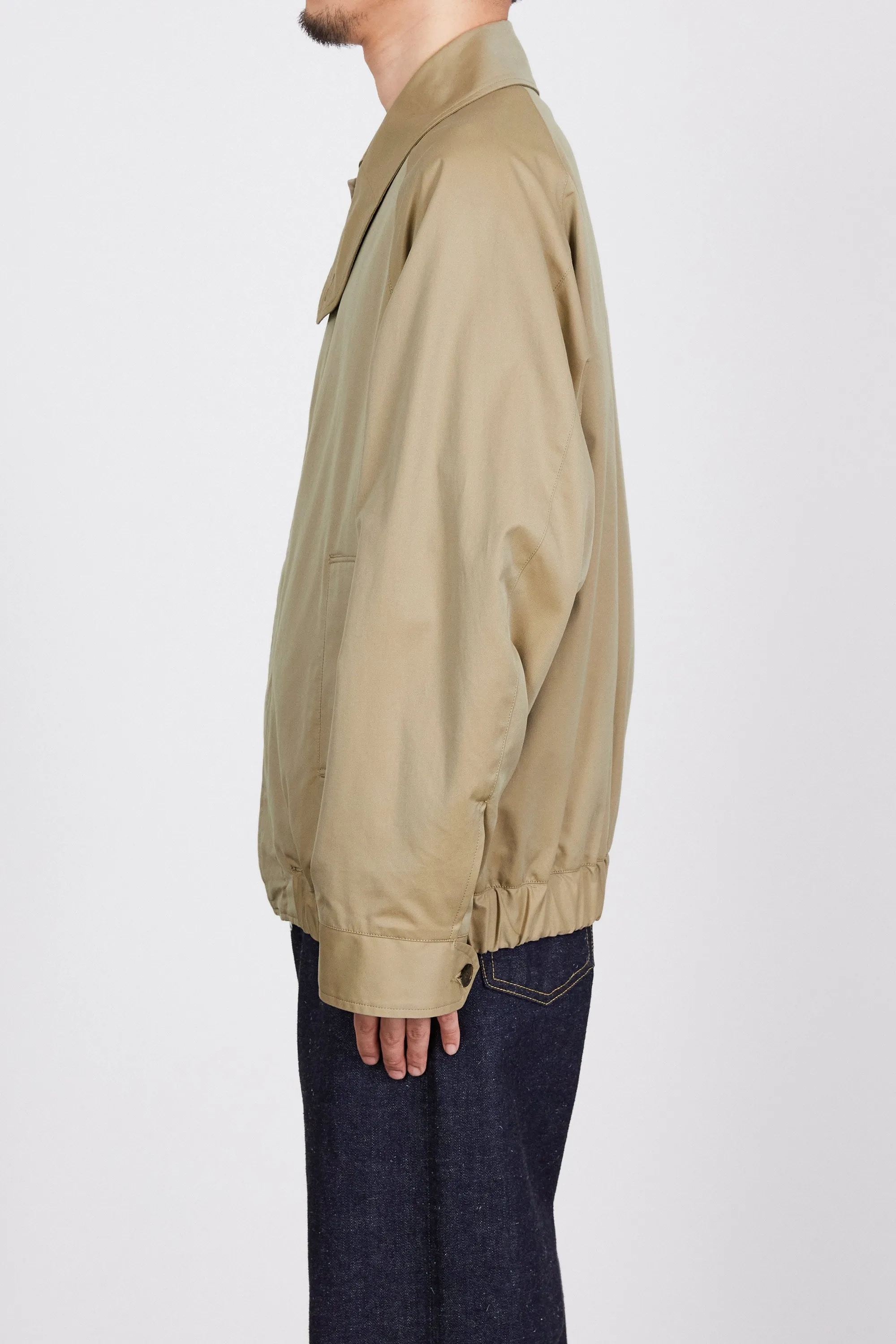 オーガニックGIZAギャバジン / スポーツマンジャケット, Khaki sold by MARKAWARE product image thumbnail 3