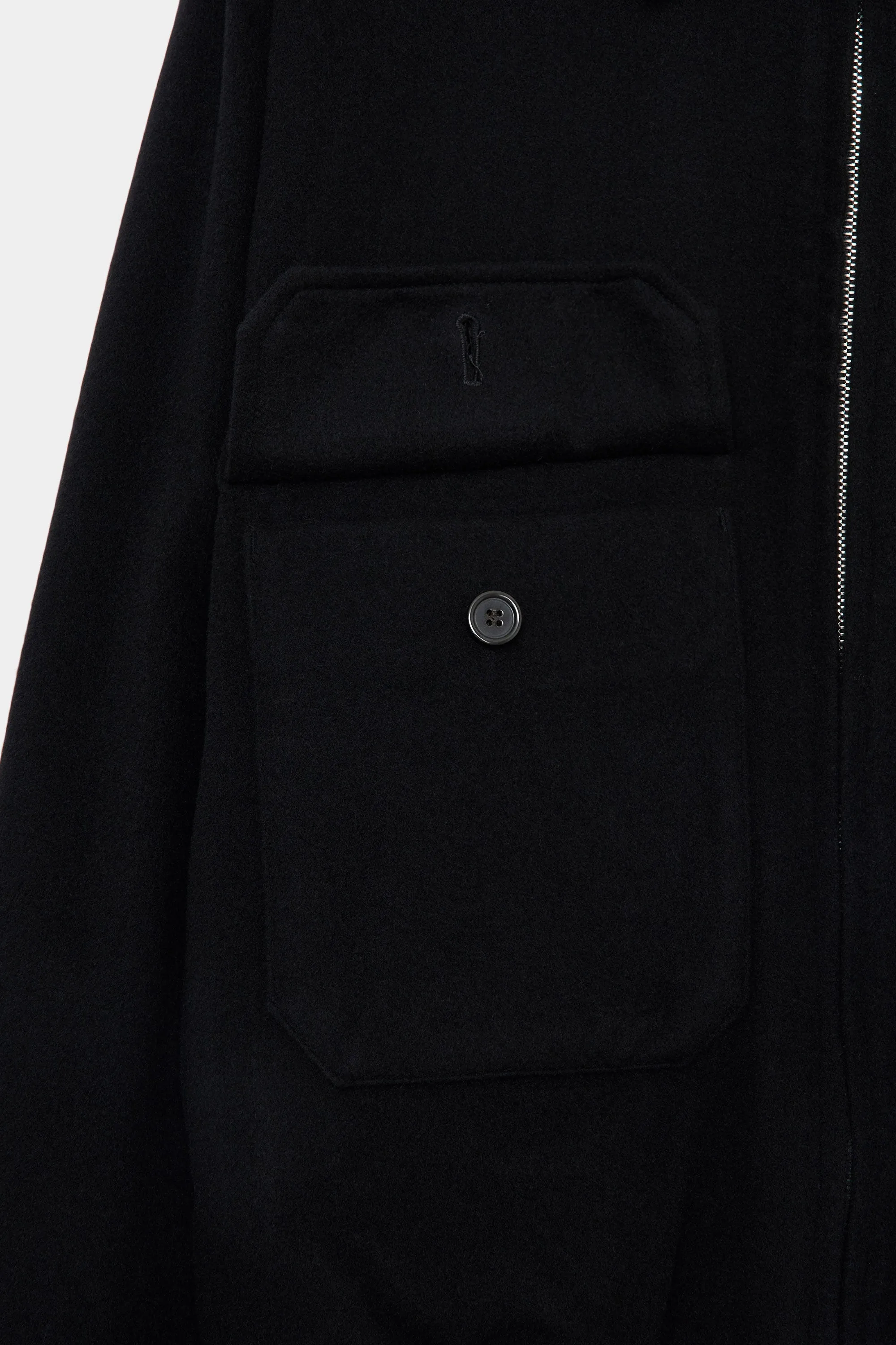 カシミヤフランネル / カシミヤワークジャケット, Black sold by MARKAWARE product image thumbnail 5