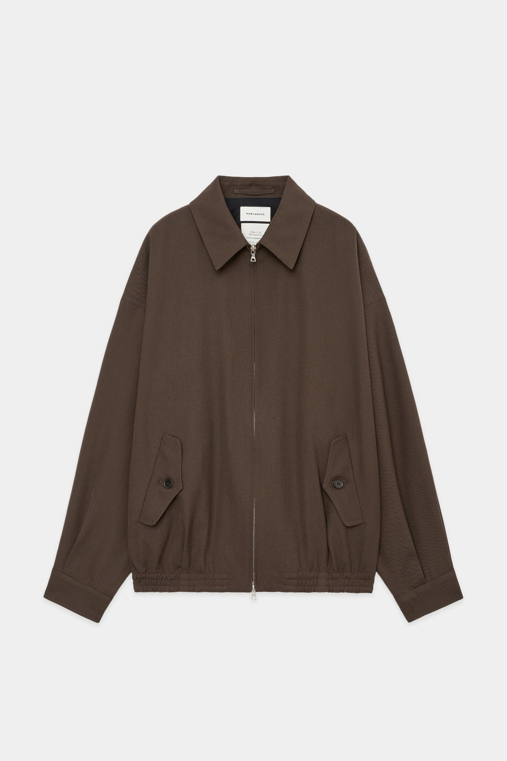 3/60オーガニックウールサバイバルクロス / ワイドスポーツジャケット, Brown Khaki sold by MARKAWARE