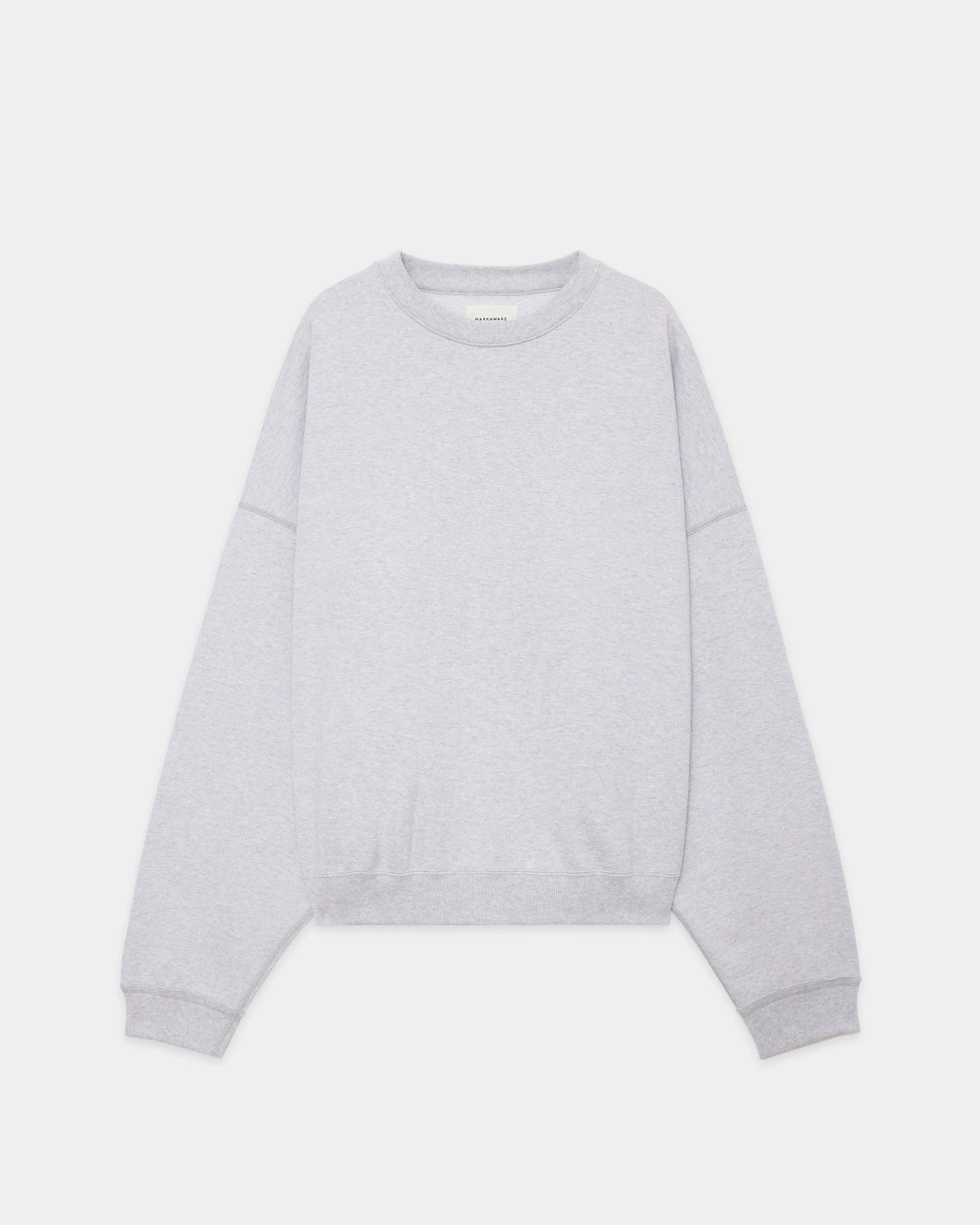 オーガニックコットンヘビー吊裏毛 / ヒュージスウェットショート, Ash Gray sold by MARKAWARE