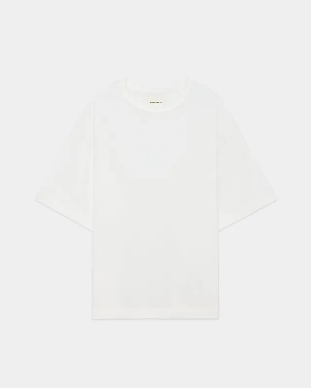 オーガニックペルーピマ60/2天竺 / コンフォートフィットTee, White sold by MARKAWARE