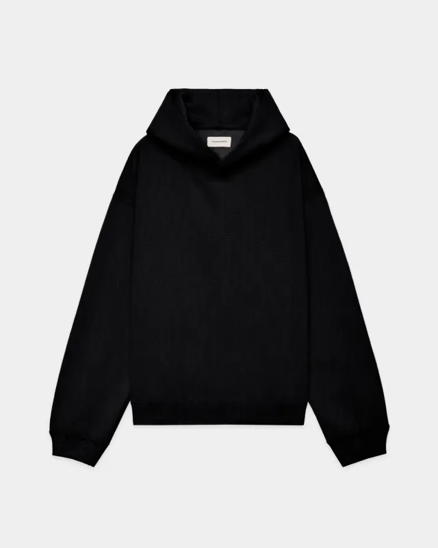 【PARKING別注】 オーガニックコットンヘビー吊裏毛 / コンフォートパーカー, Black sold by MARKAWARE