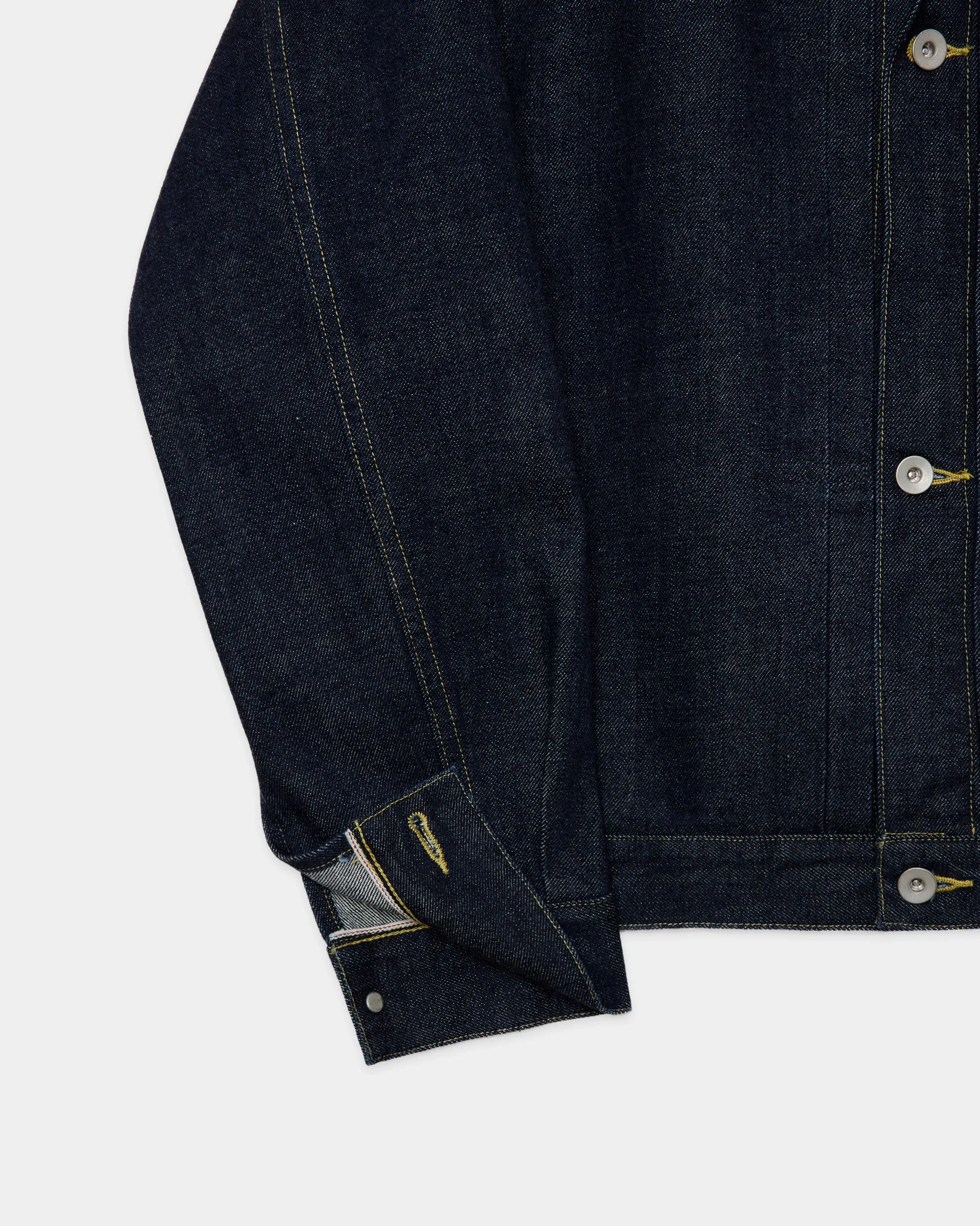 【PARKING別注】 オーガニックコットン 13.5oz セルビッチデニム / Type-1 デニムジャケット, Indigo sold by MARKAWARE product image thumbnail 3
