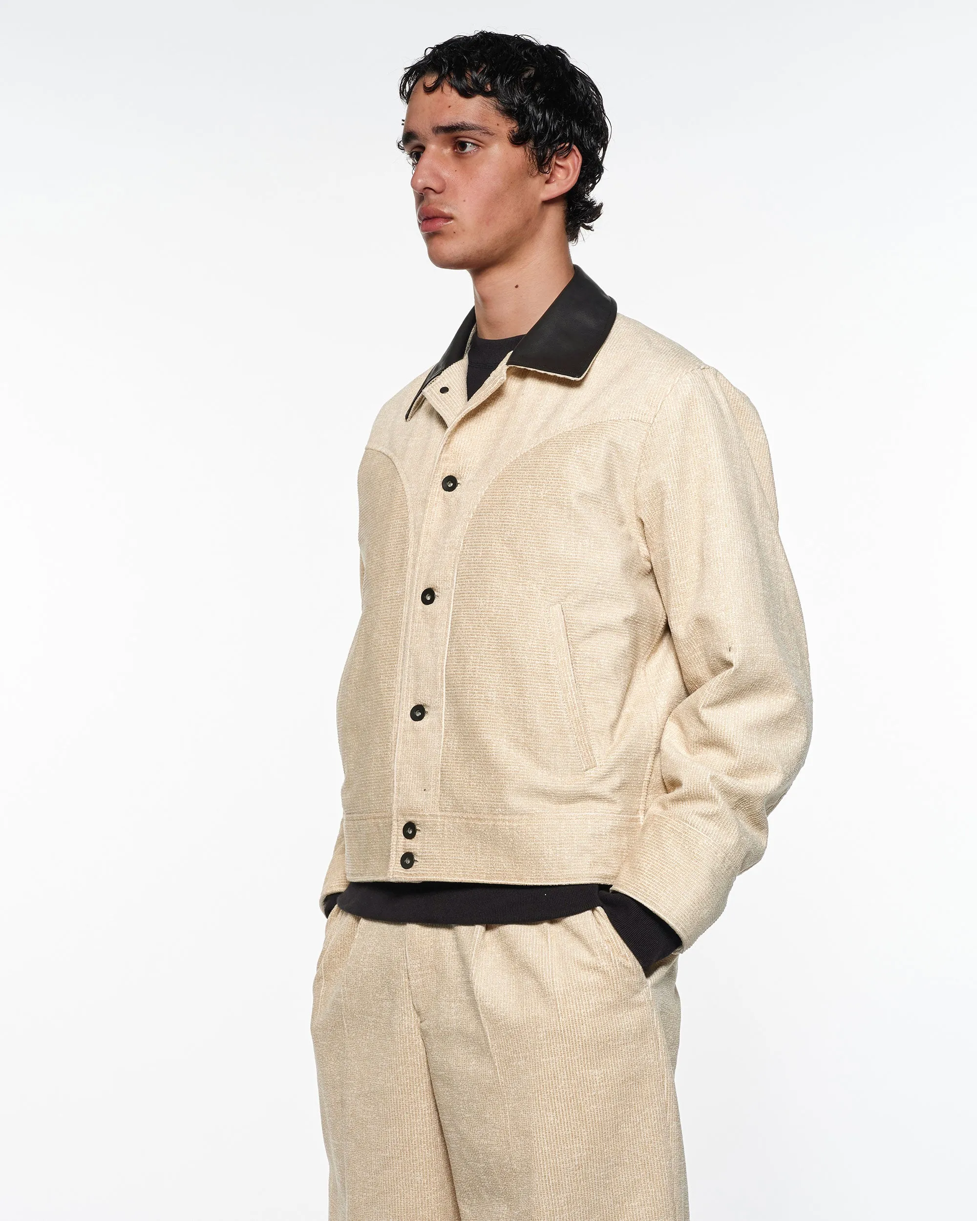 オーガニックコットン8Wコーデュロイ / ウェスタンジャケット, Ivory sold by MARKAWARE product image thumbnail 3