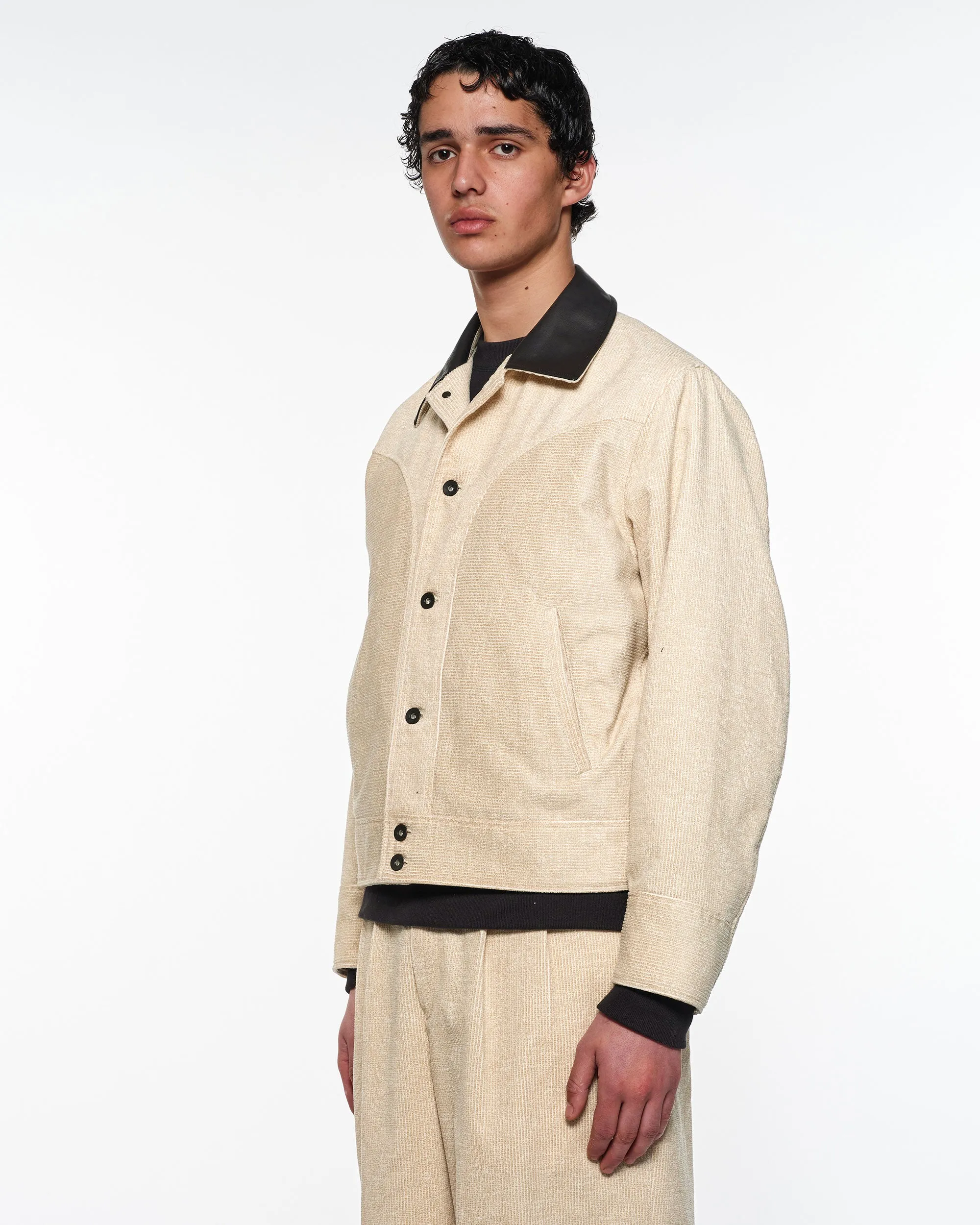 オーガニックコットン8Wコーデュロイ / ウェスタンジャケット, Ivory sold by MARKAWARE product image thumbnail 2