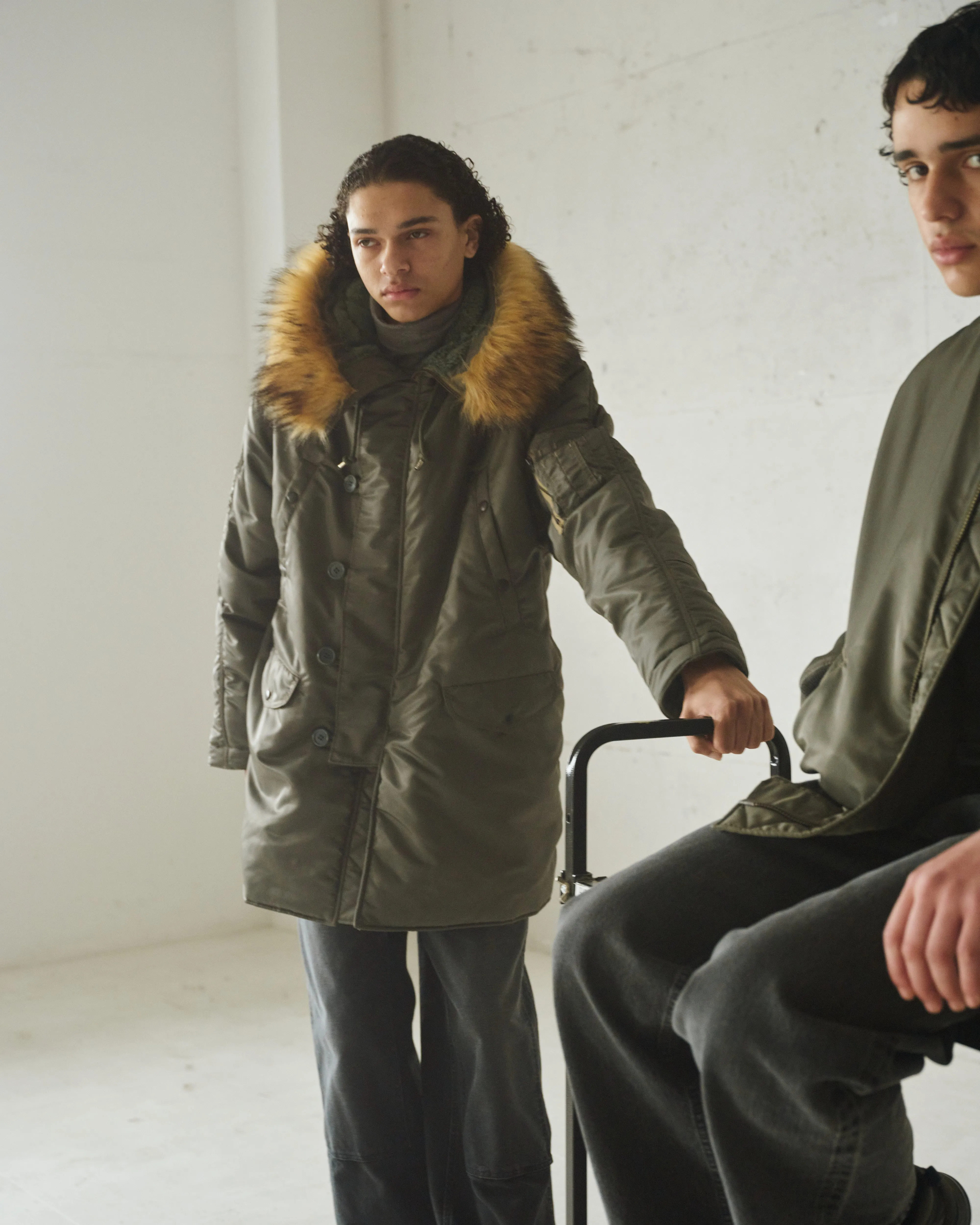 ウォッシャブルウール天竺 / タートルネック, Top Gray sold by MARKAWARE product image thumbnail 3