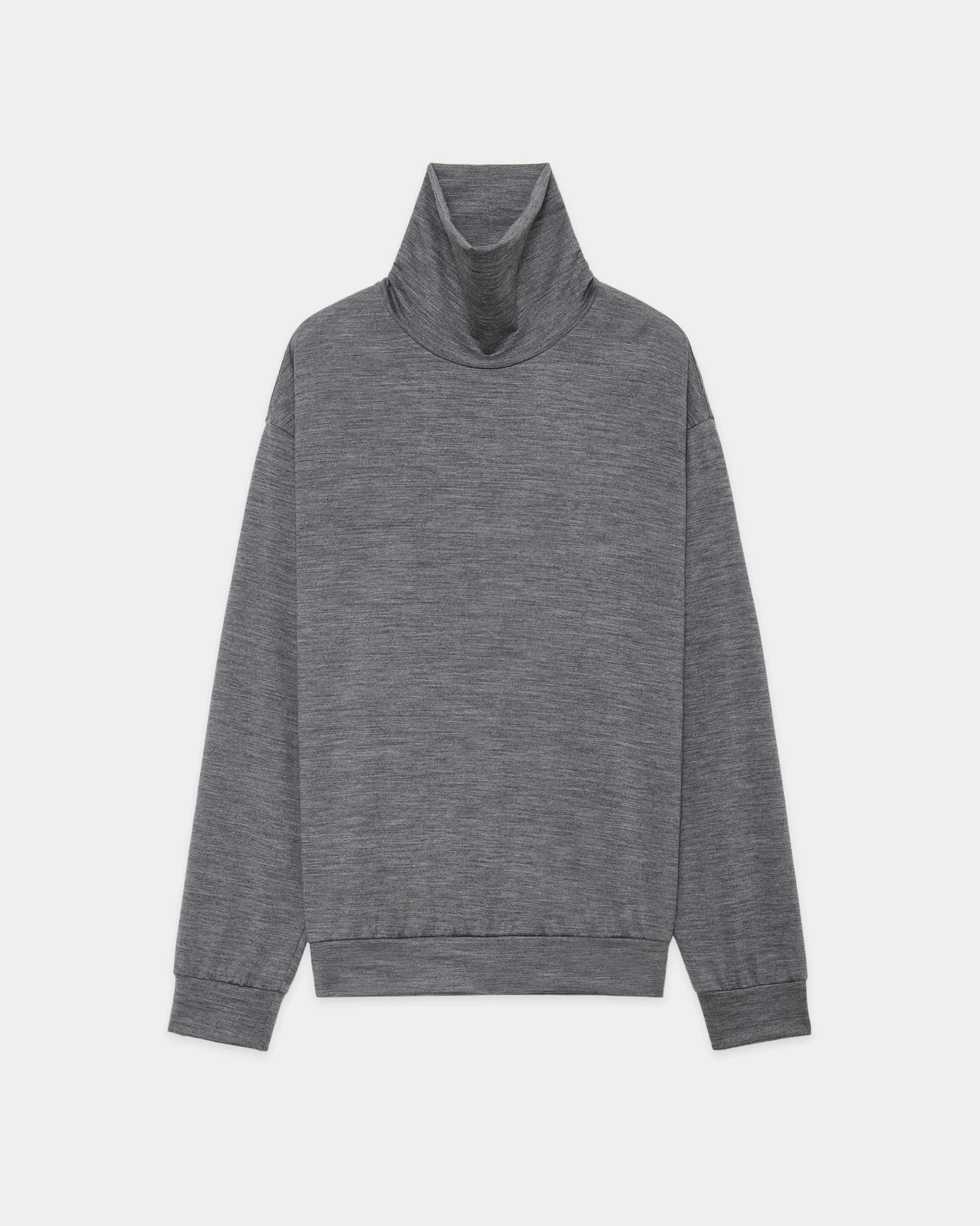 ウォッシャブルウール天竺 / タートルネック, Top Gray sold by MARKAWARE product image thumbnail 4