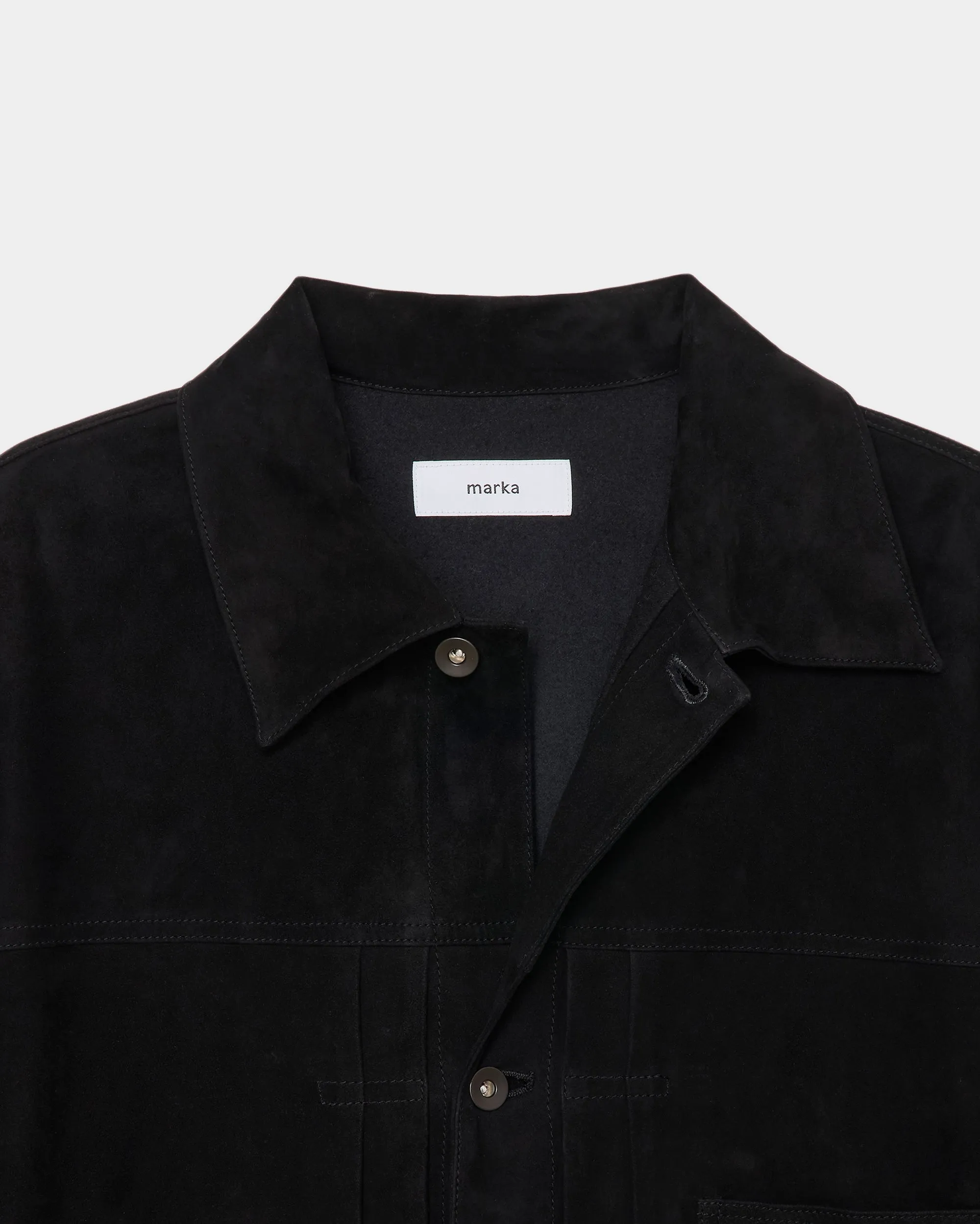 ゴートスエード / スウェードトラッカージャケット, Black sold by MARKAWARE product image thumbnail 5