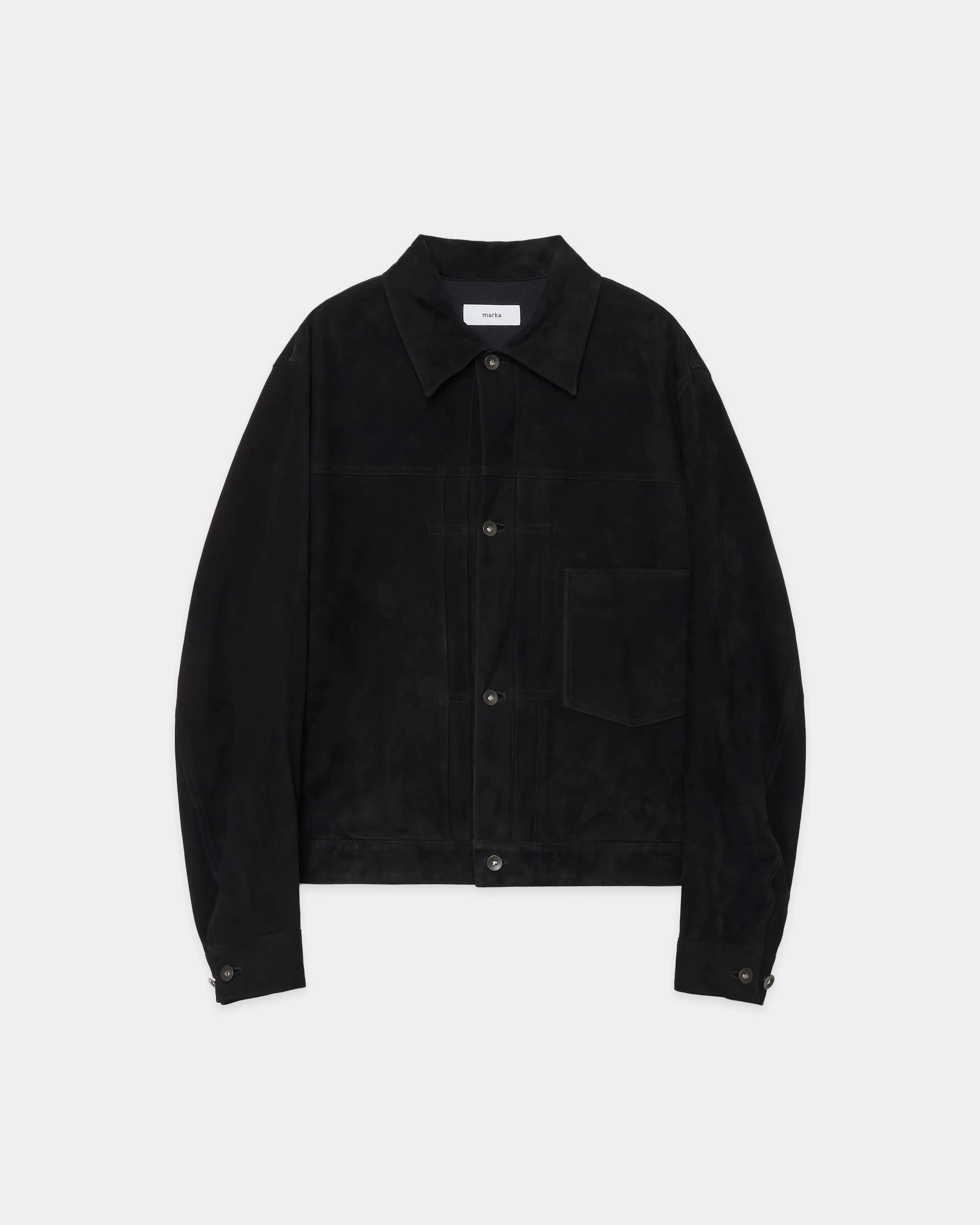 ゴートスエード / スウェードトラッカージャケット, Black sold by MARKAWARE product image thumbnail 4