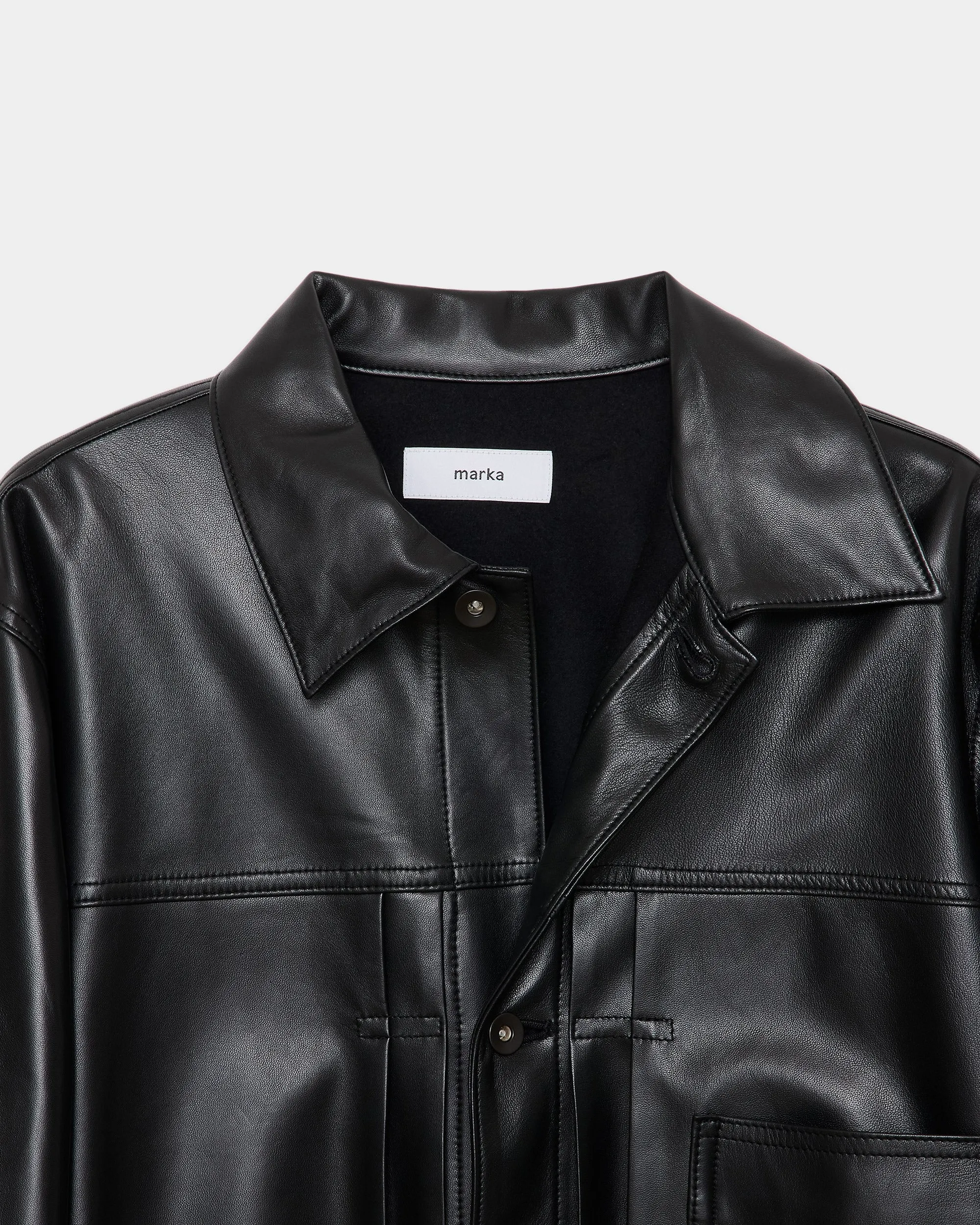 シープレザー / レザートラッカージャケット, Black sold by MARKAWARE product image thumbnail 5