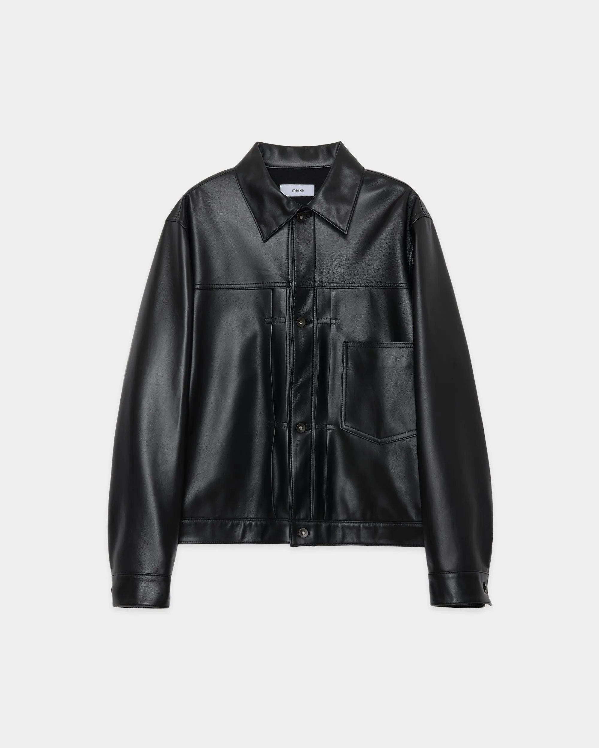 シープレザー / レザートラッカージャケット, Black sold by MARKAWARE product image thumbnail 4