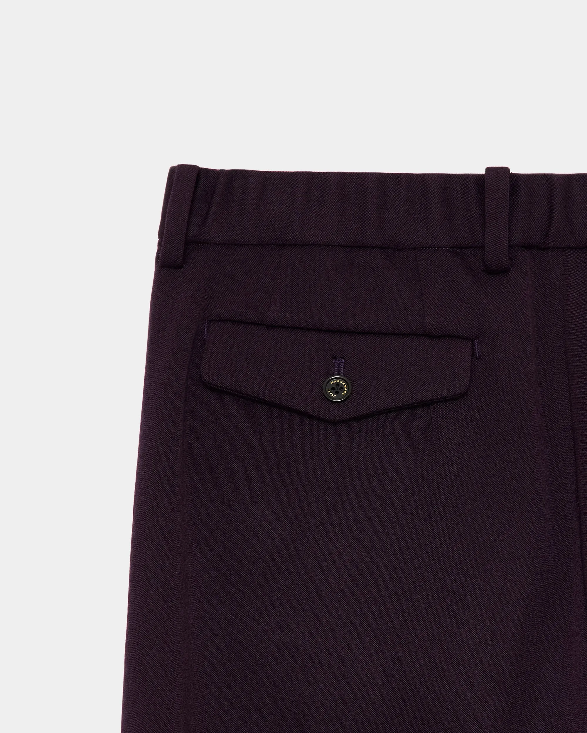 ポロワースタキシードクロス / トリプルプリーテッドワイドトラウザーズ, Purple sold by MARKAWARE product image thumbnail 3