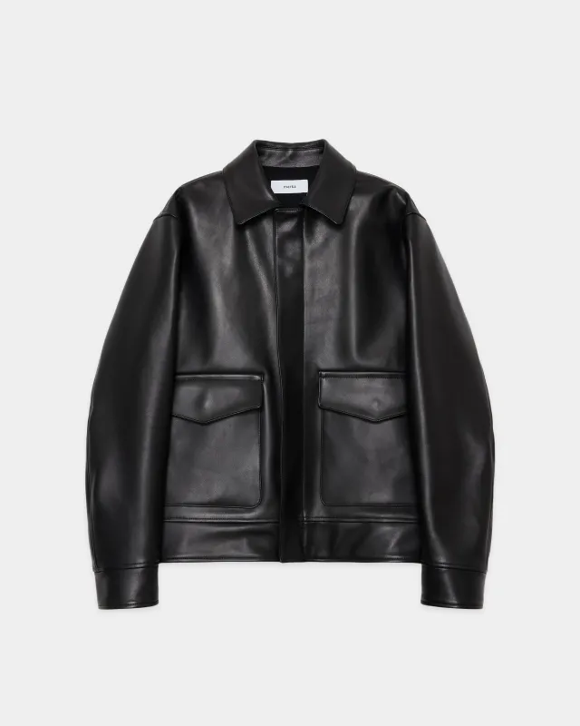 シープレザー / レザーフライトジャケット, Black sold by MARKAWARE
