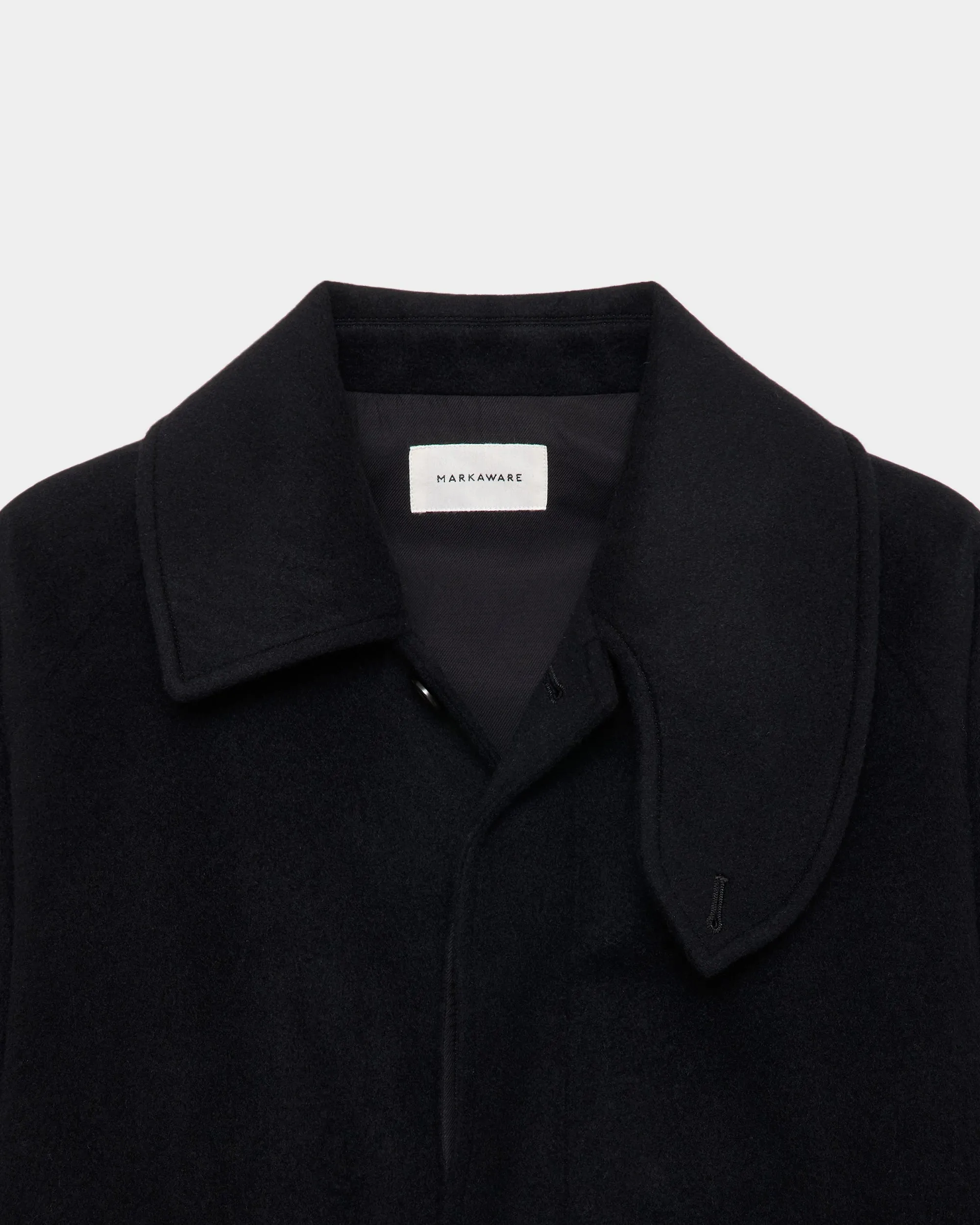 【PARKING別注】 カシミヤフランネル / フライングマンジャケット, Black sold by MARKAWARE product image thumbnail 2