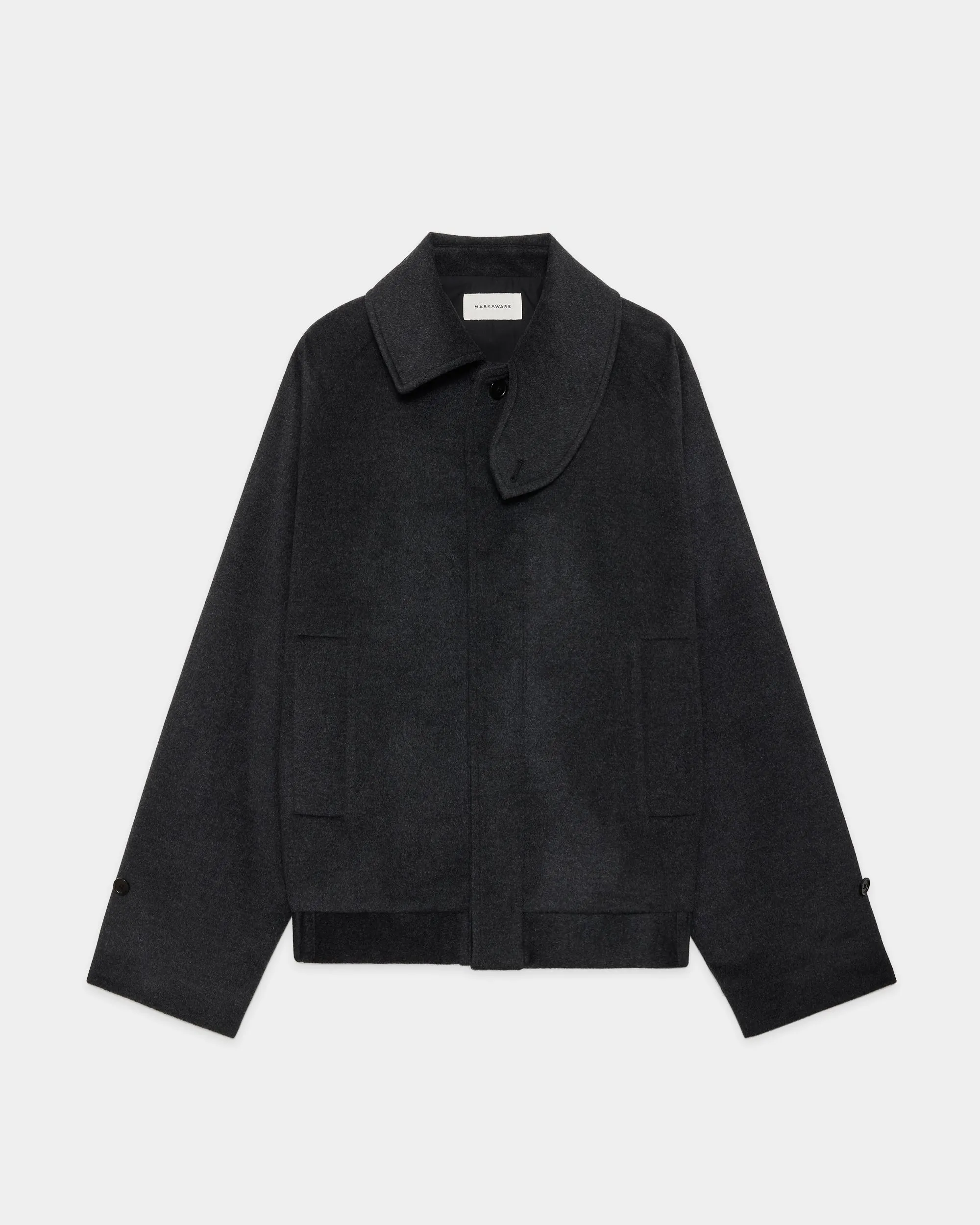 【PARKING別注】 カシミヤフランネル / フライングマンジャケット, Charcoal sold by MARKAWARE