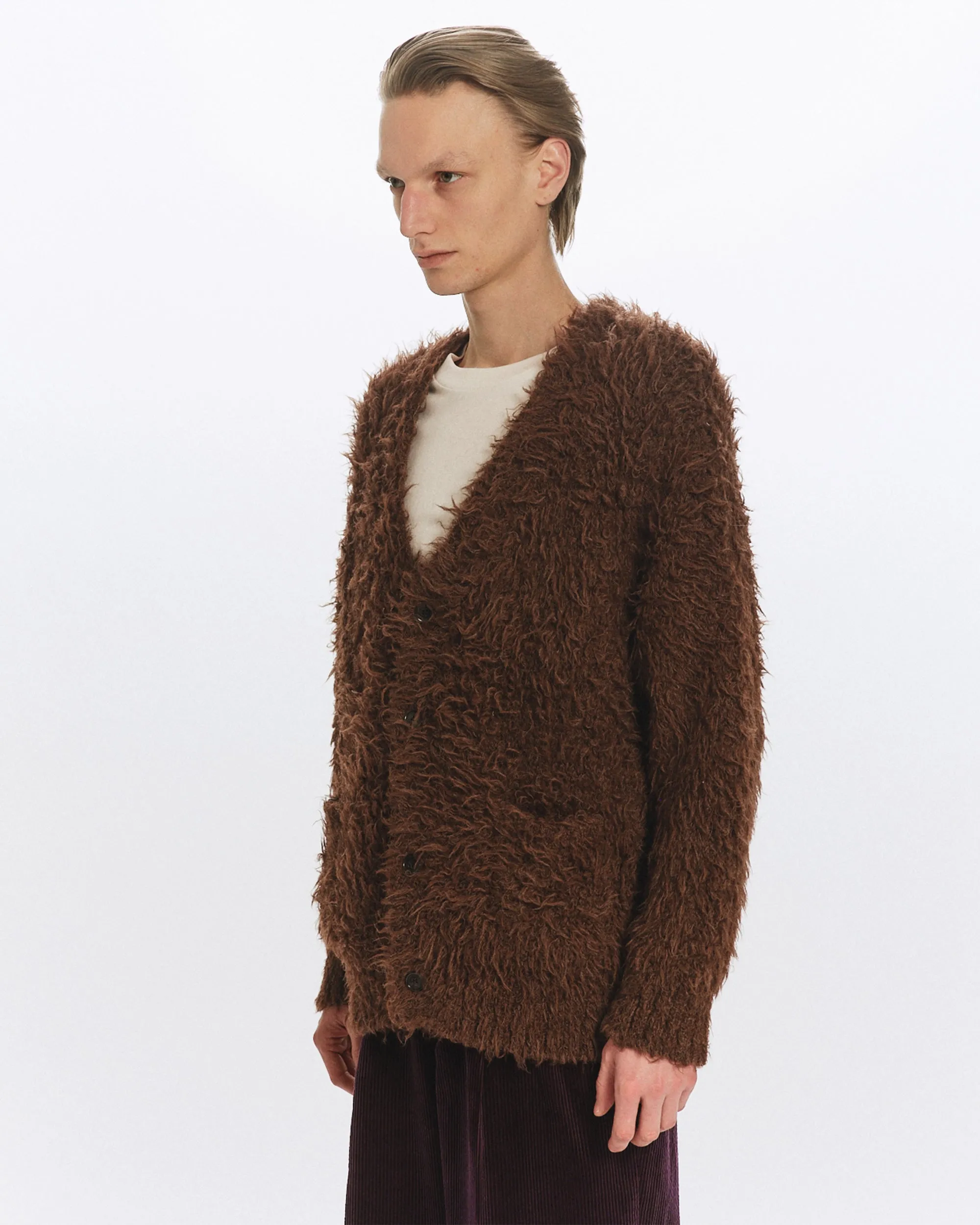 ナチュラルカラーアルパカ / アルパカファーカーディガン, Natural Brown sold by MARKAWARE product image thumbnail 2