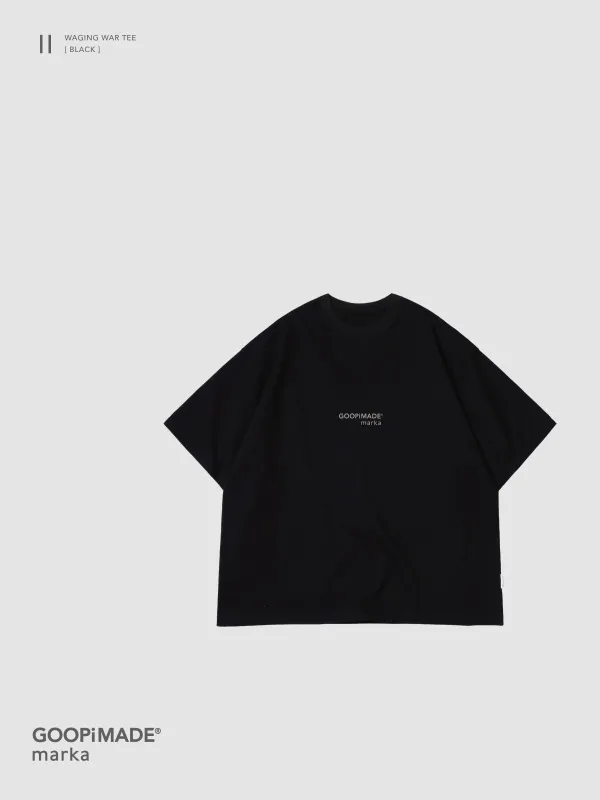 【GOOPiMADE x marka】 II / Waging War Tee, Black made by MARKAWARE