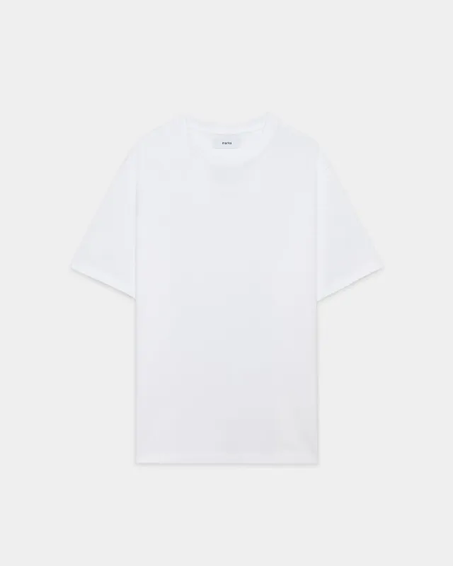 オーガニックコットン40/2天竺 / クルーネックTee, White made by MARKAWARE