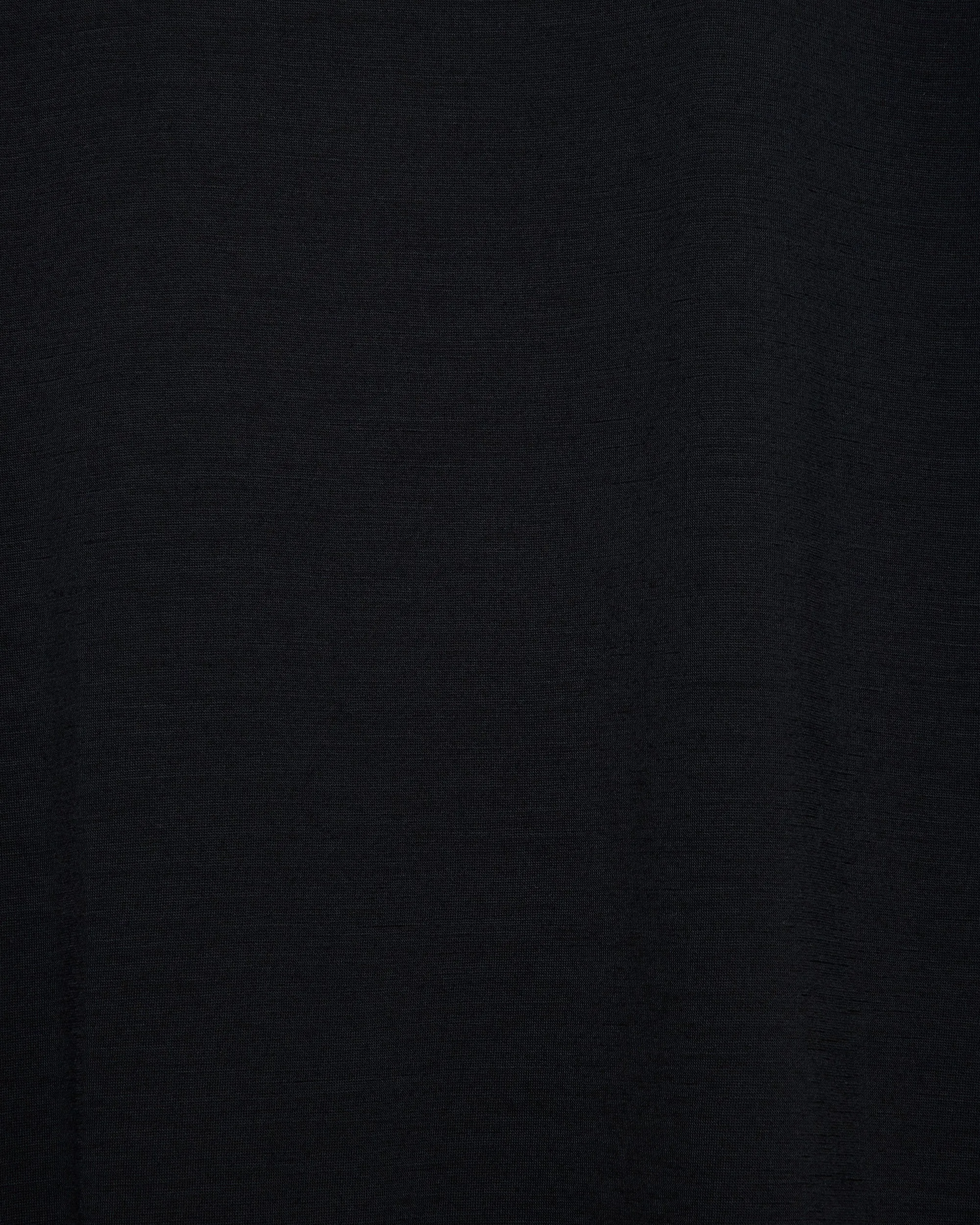 Super120sウォッシャブルウール天竺 / ワンボタンポロTeeS/S, Black sold by MARKAWARE product image thumbnail 2