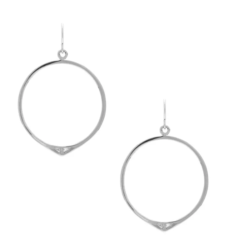 Sarah Mulder | Staff Party Earrings Rhodium made by Sarah Mulder Jewelry