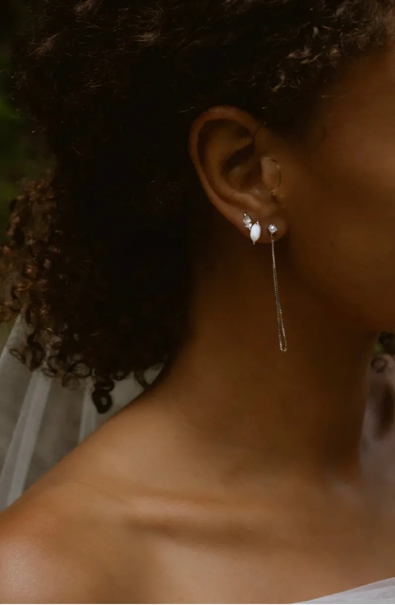 Sarah Mulder | Alex Studs 2” Onyx Rhodium sold by Allison Wonderland product image thumbnail 2