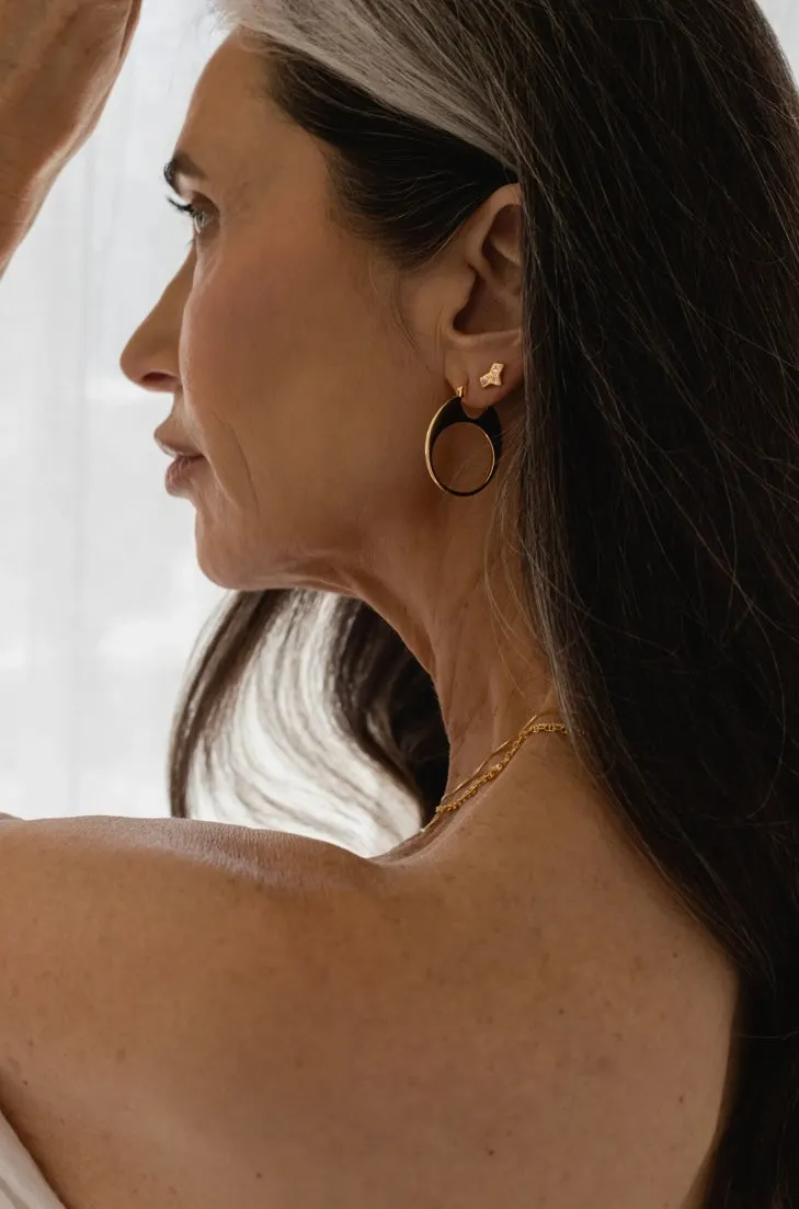 Sarah Mulder | Solange Earrings in Gold sold by Allison Wonderland product image thumbnail 2