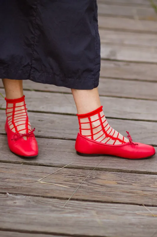 Unified | Sheer French Window Socks made by Allison Wonderland