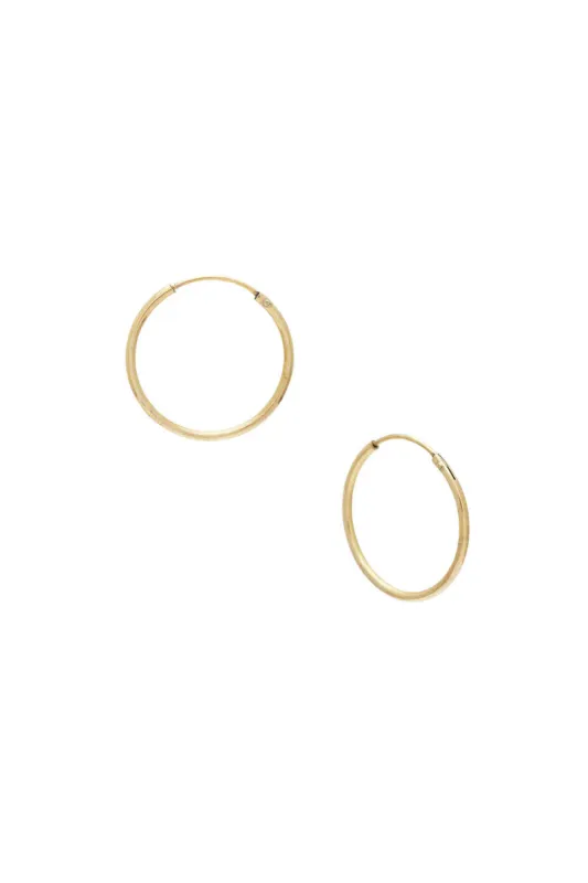 Sarah Mulder | Endless Hoops in Gold sold by Allison Wonderland