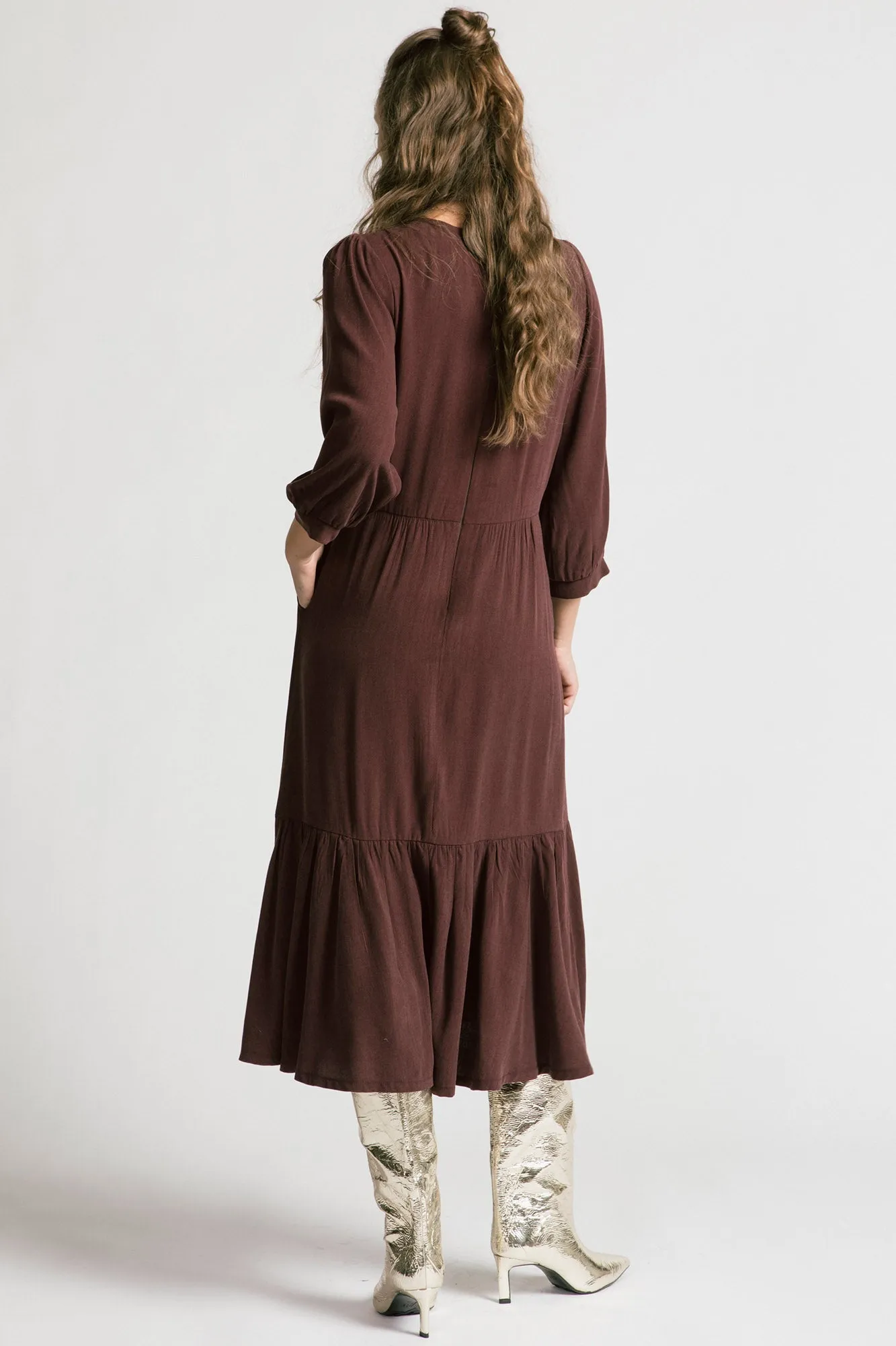 Chatterley Dress Mulberry sold by Allison Wonderland product image thumbnail 4
