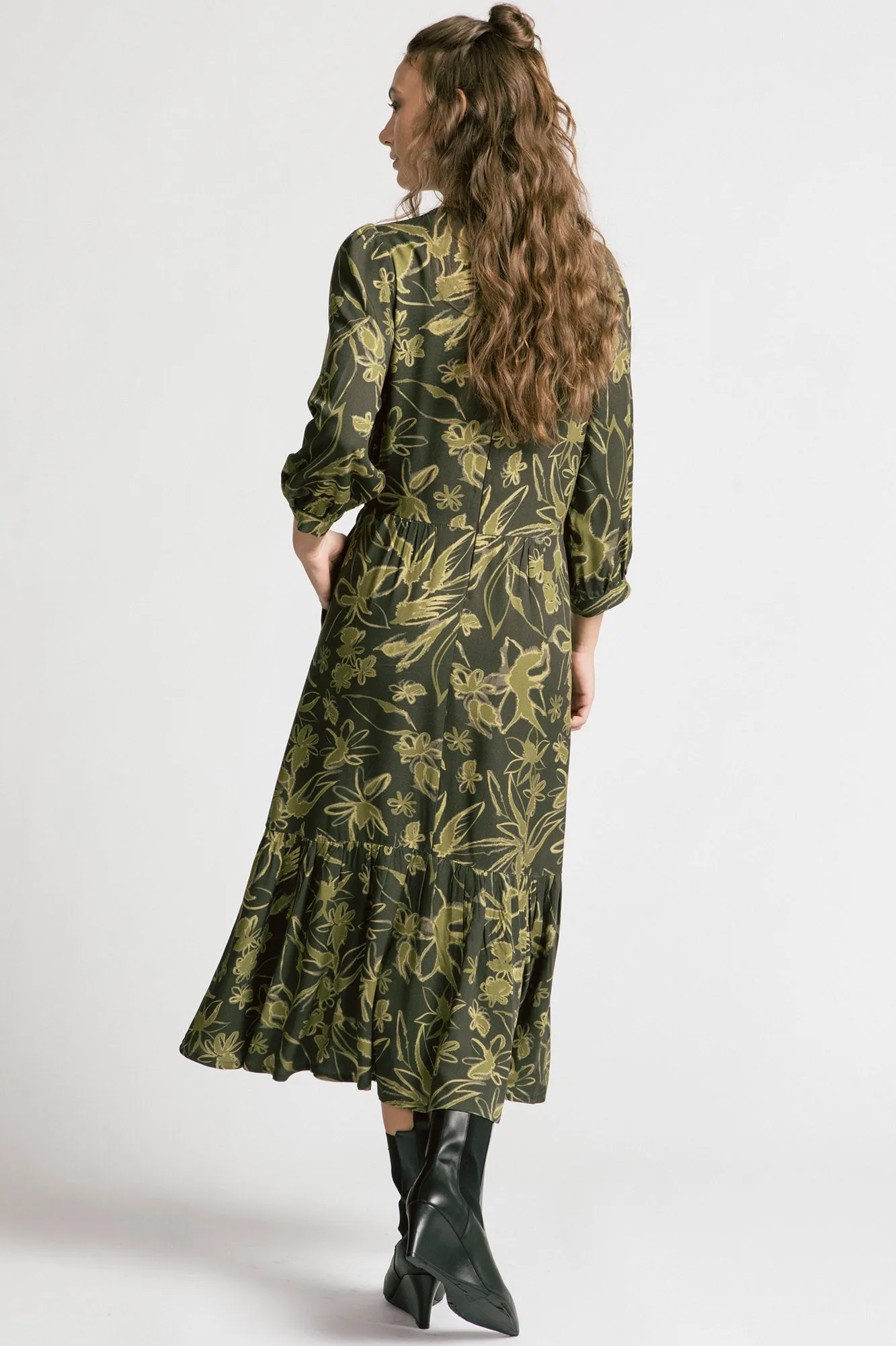 Chatterley Dress Olive sold by Allison Wonderland product image thumbnail 4
