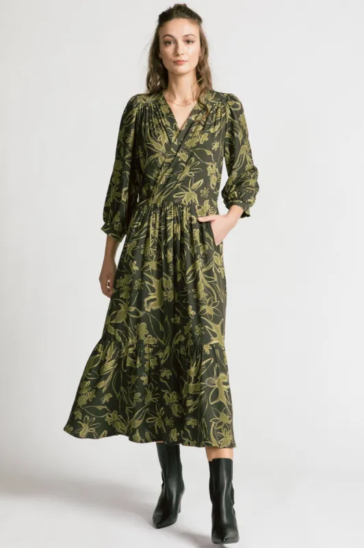 Chatterley Dress Olive sold by Allison Wonderland
