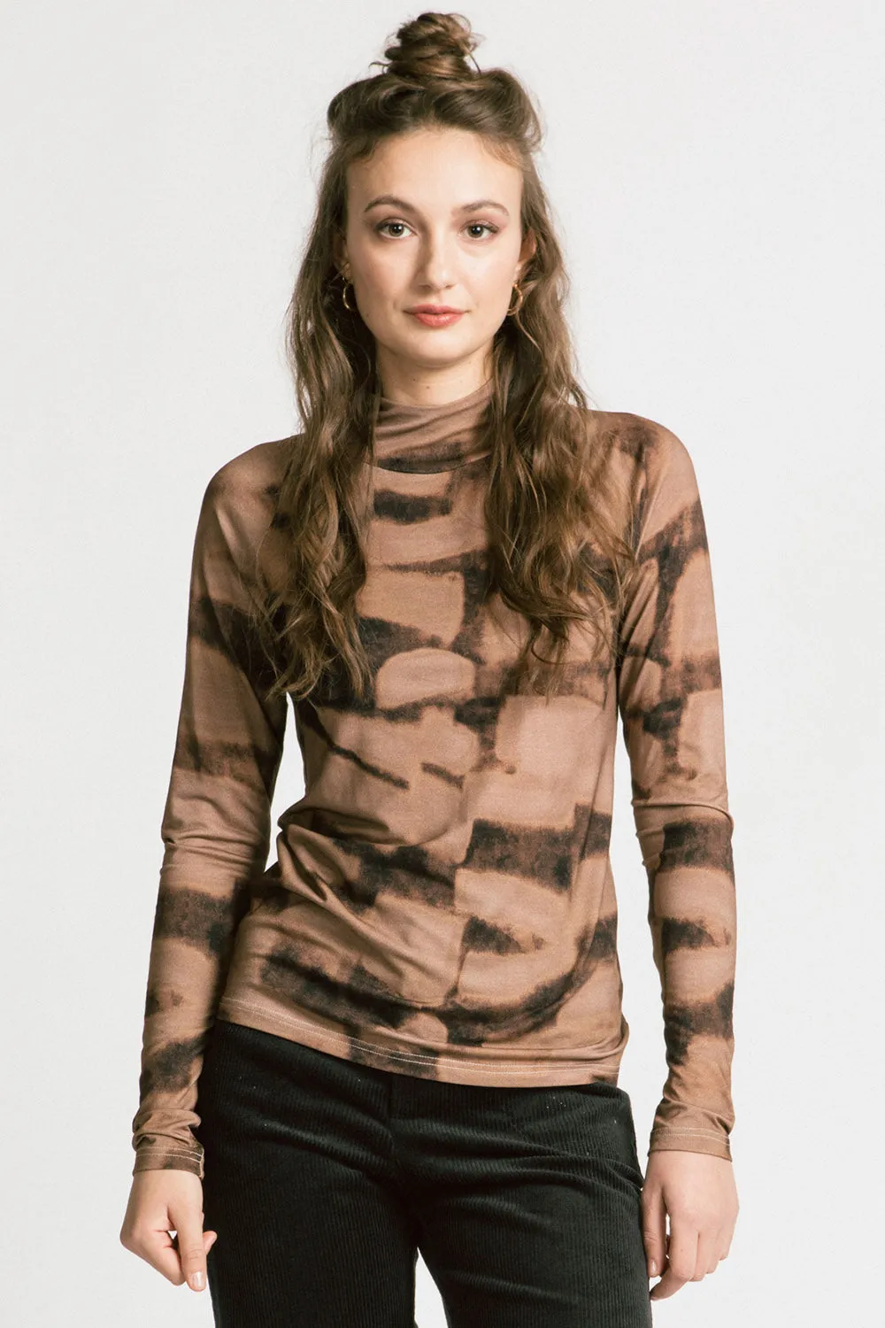 Rebecca Turtleneck Mocha sold by Allison Wonderland