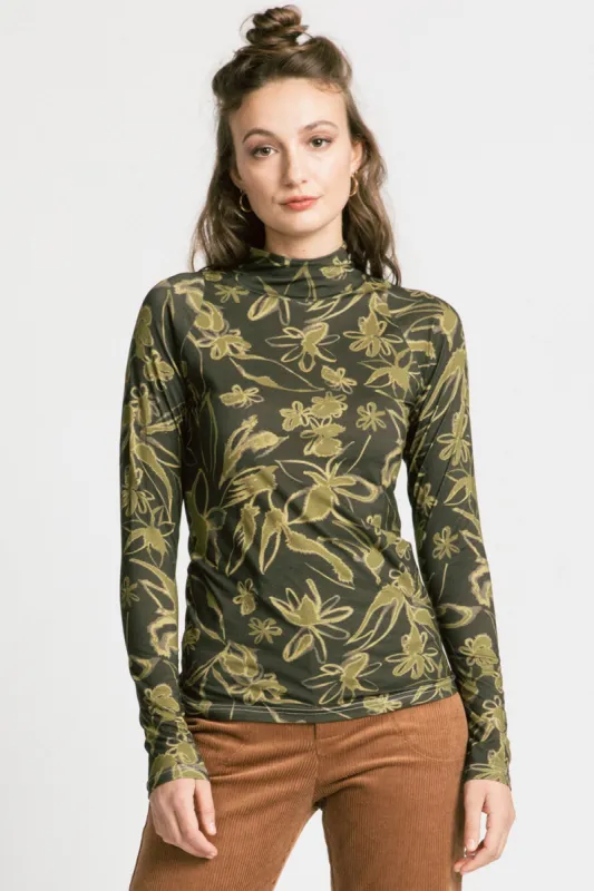 Rebecca Turtleneck Olive sold by Allison Wonderland