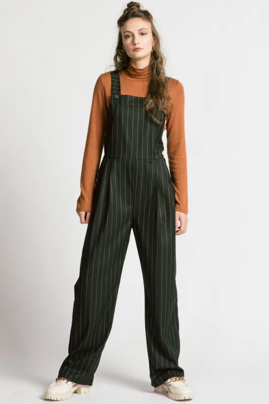 Persuasion Overalls Pinstripe sold by Allison Wonderland