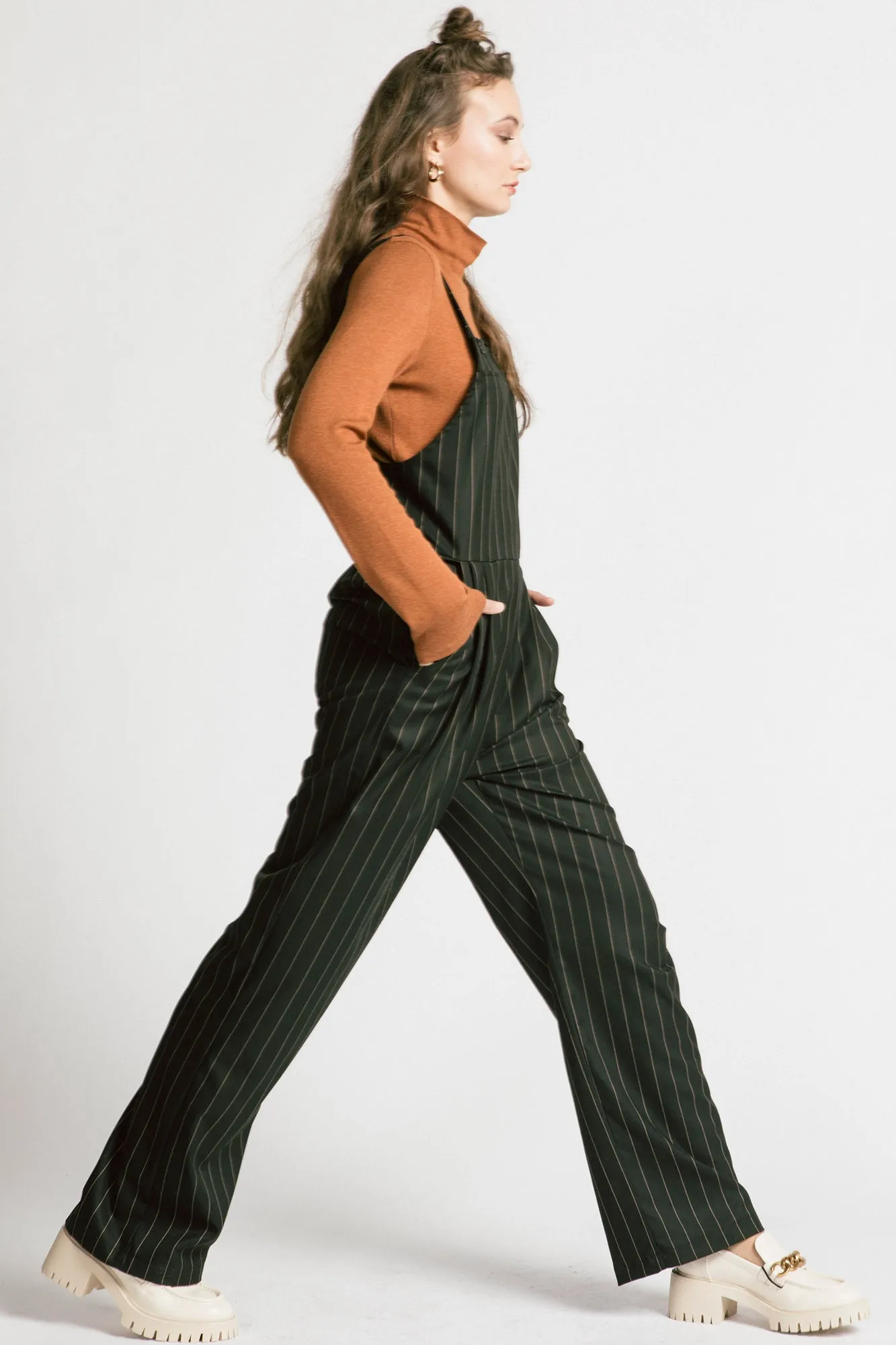 Persuasion Overalls Pinstripe sold by Allison Wonderland product image thumbnail 2
