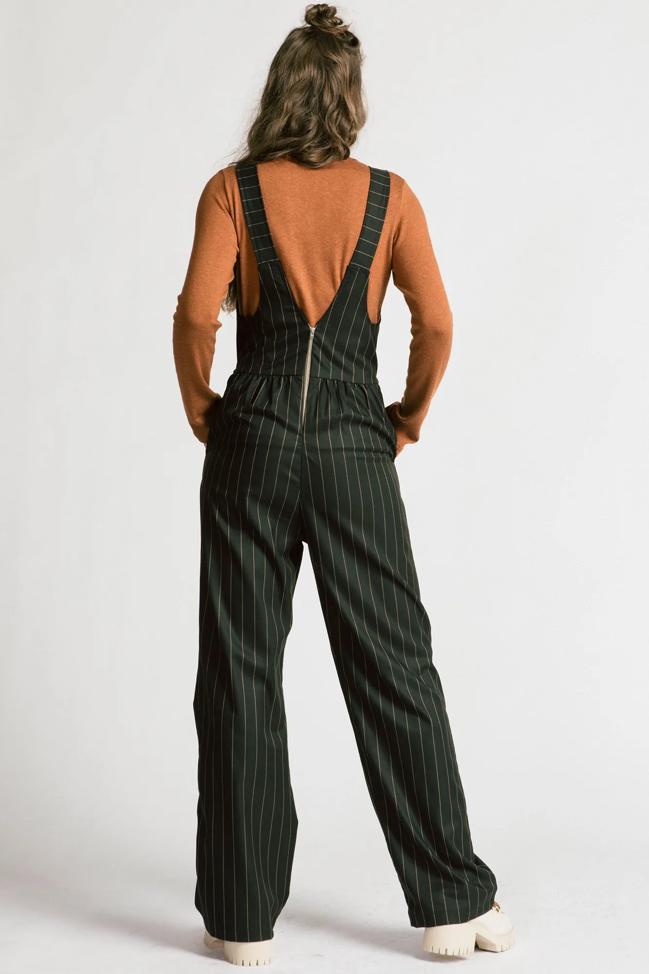 Persuasion Overalls Pinstripe sold by Allison Wonderland product image thumbnail 4