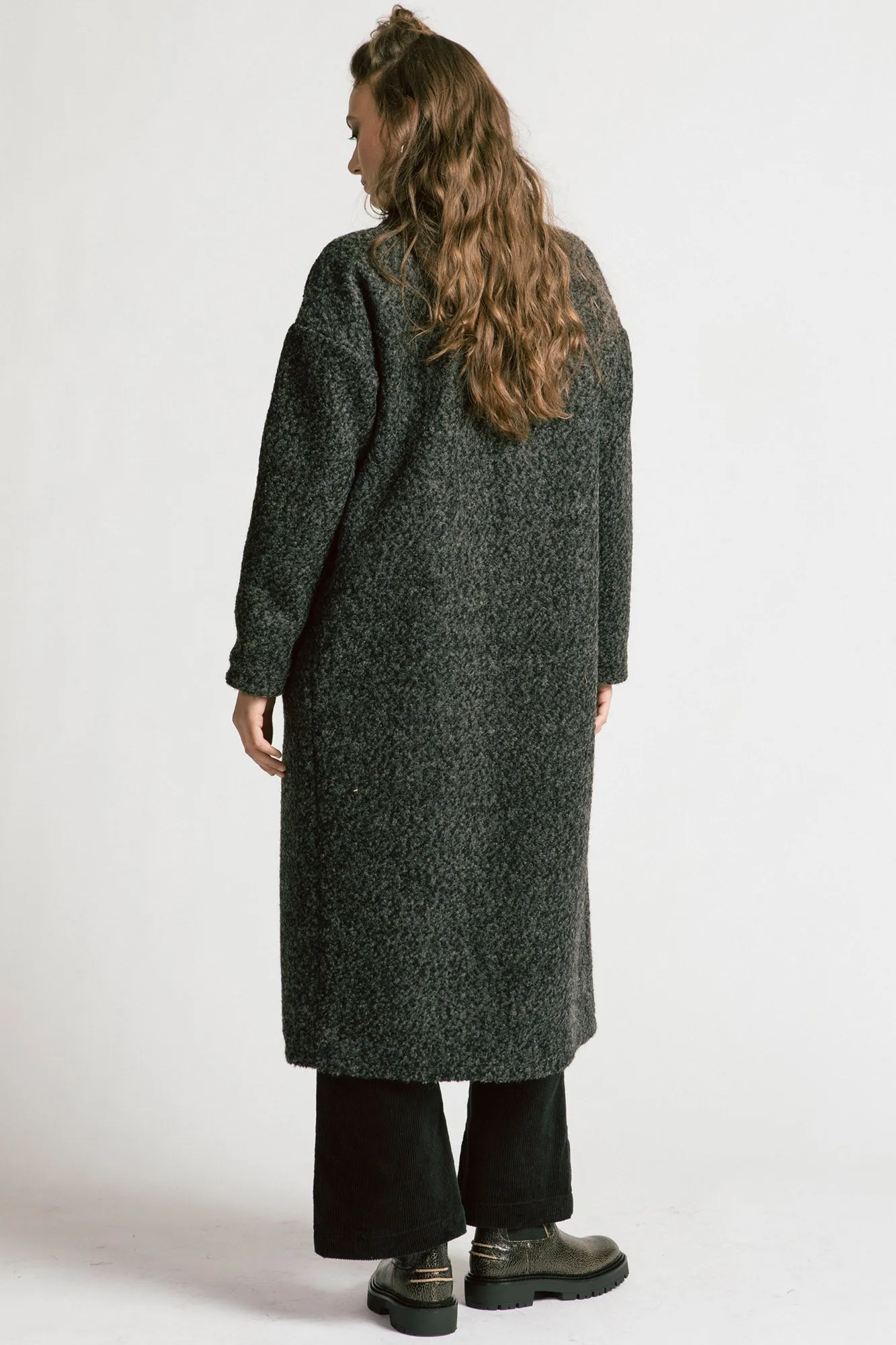 Viscount Coat Grey Bouclé sold by Allison Wonderland product image thumbnail 4
