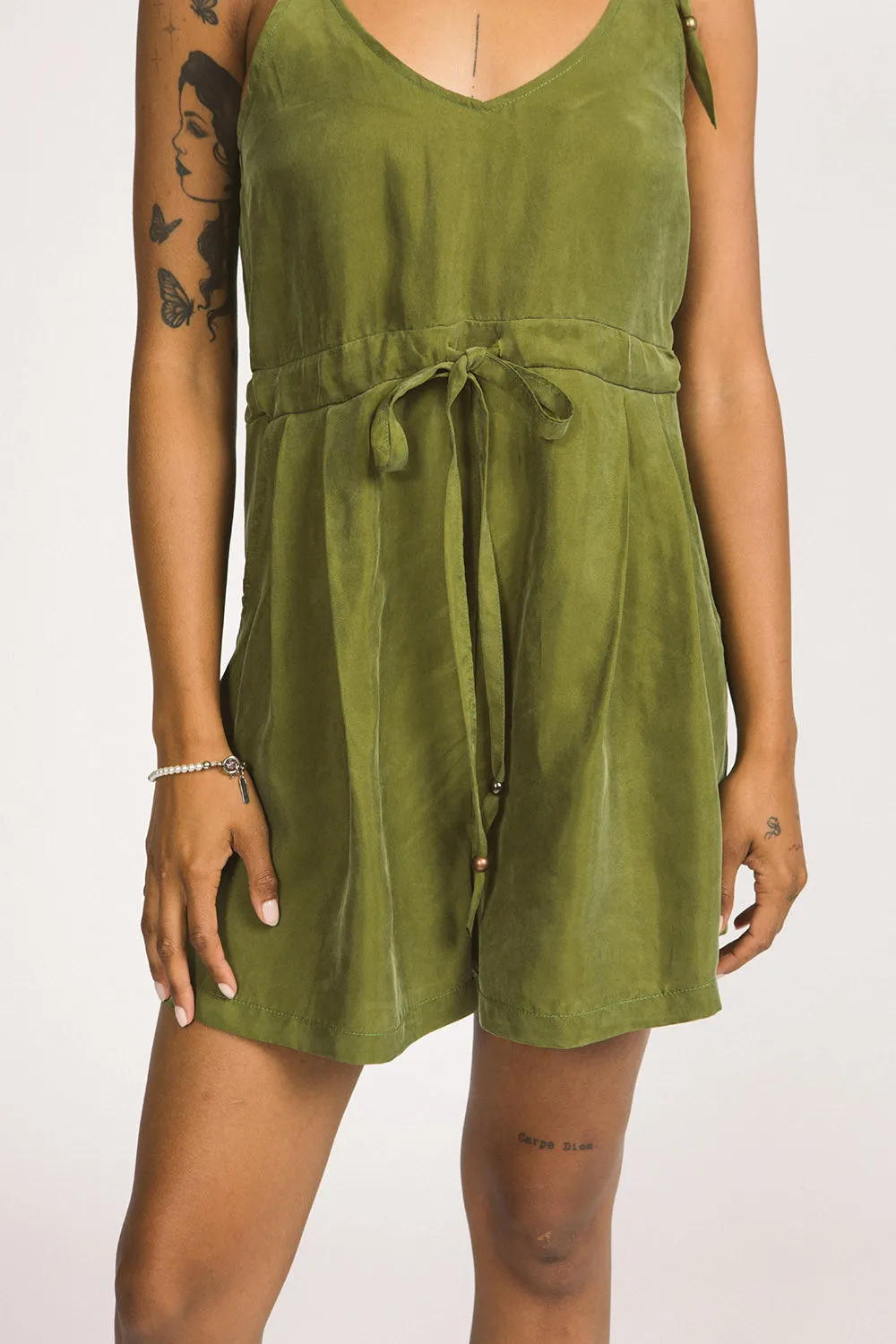 Meara Romper Moss sold by Allison Wonderland product image thumbnail 4