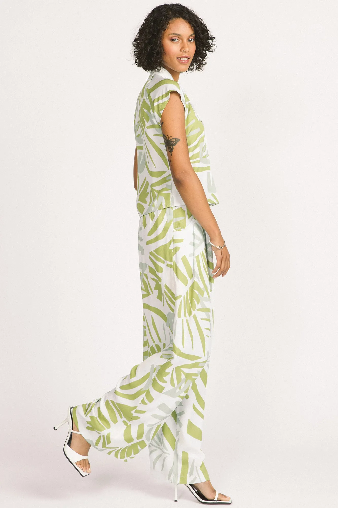 Darcy Pants Leaf Print sold by Allison Wonderland product image thumbnail 3