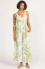 Zadie Jumpsuit Leaf Print sold by Allison Wonderland