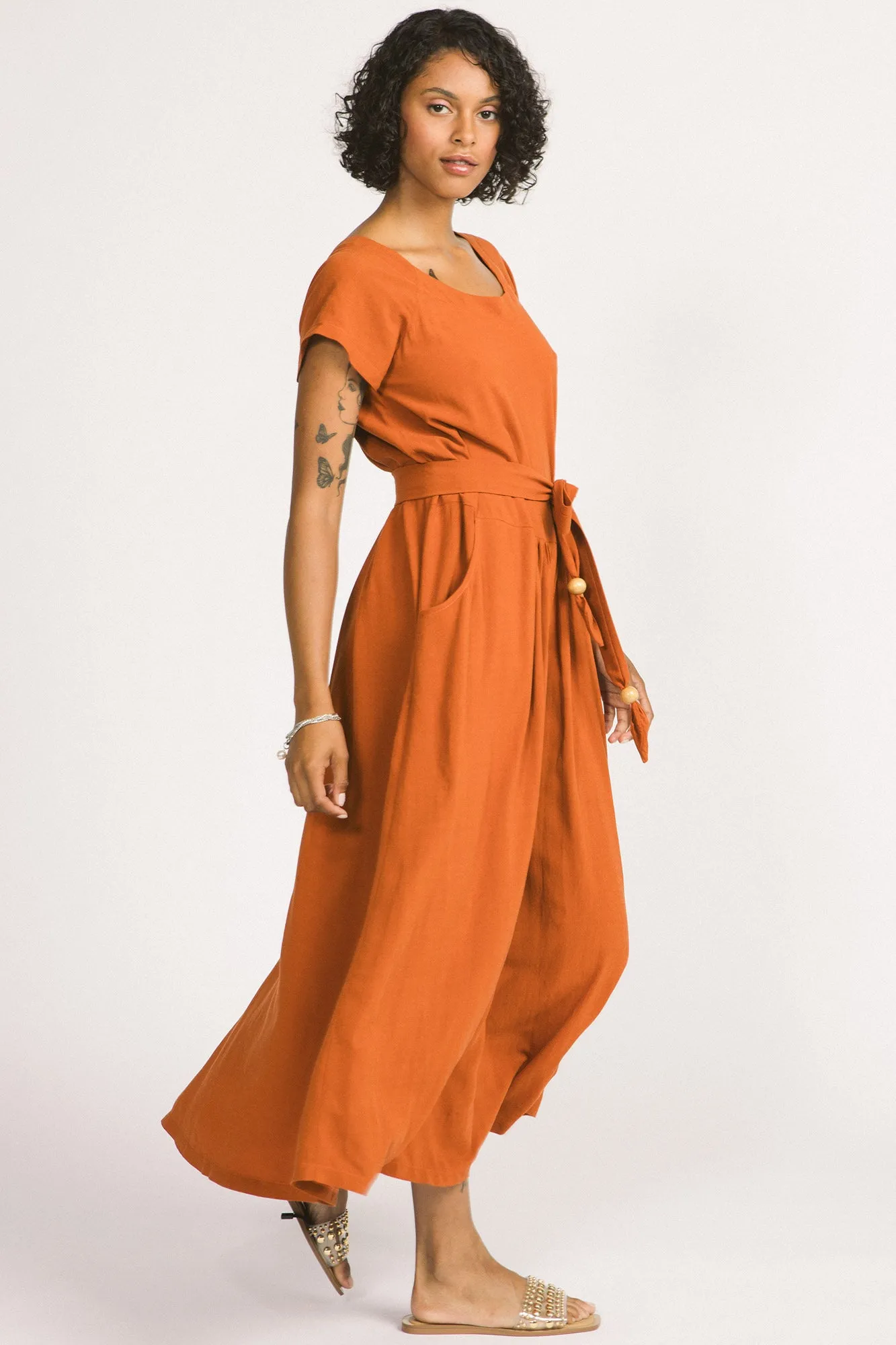 Enola Dress Cognac sold by Allison Wonderland product image thumbnail 2