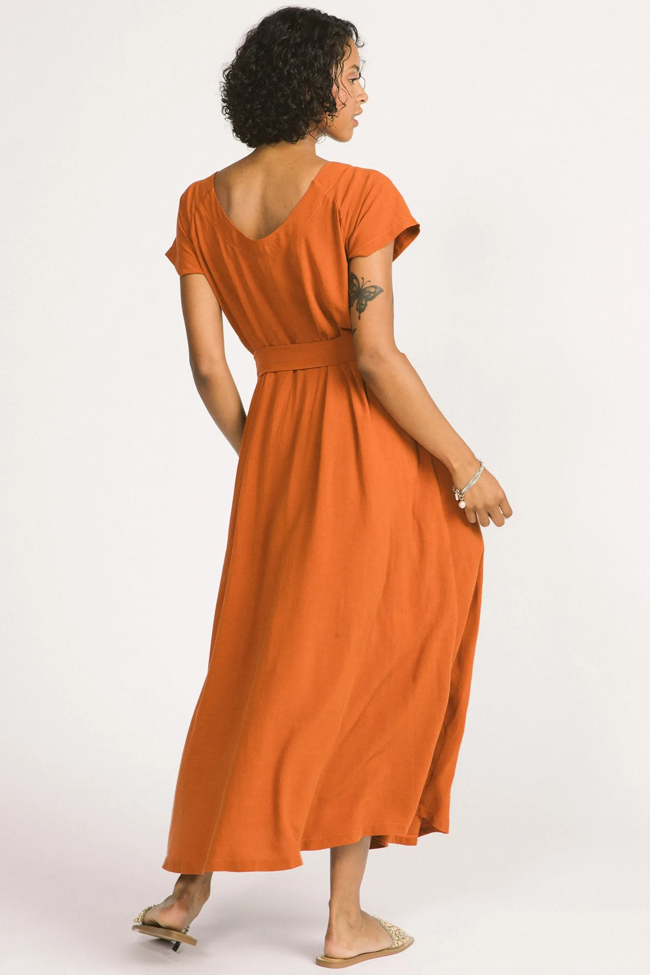 Enola Dress Cognac sold by Allison Wonderland product image thumbnail 5