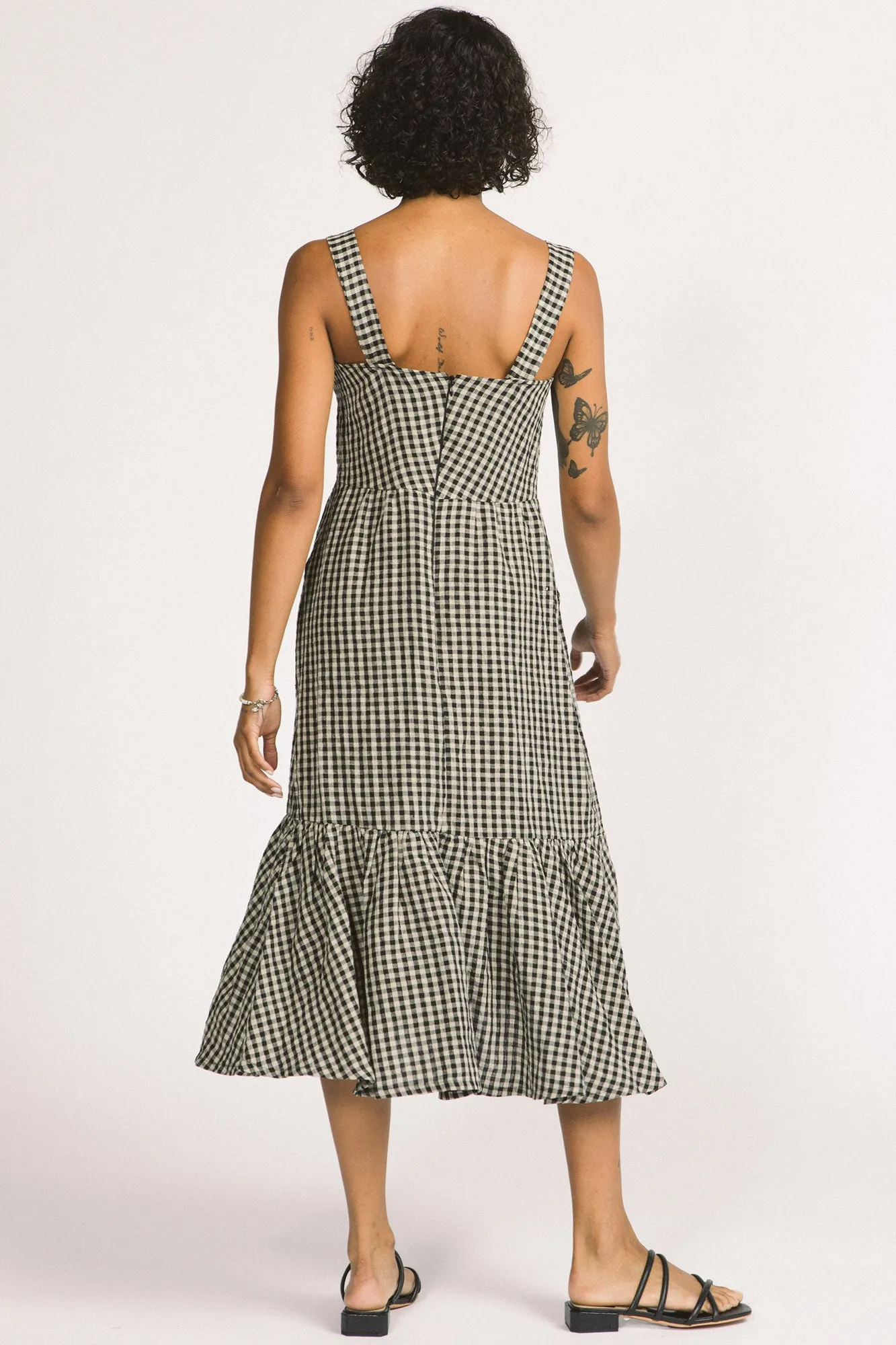 Calista Dress Black Gingham sold by Allison Wonderland product image thumbnail 3