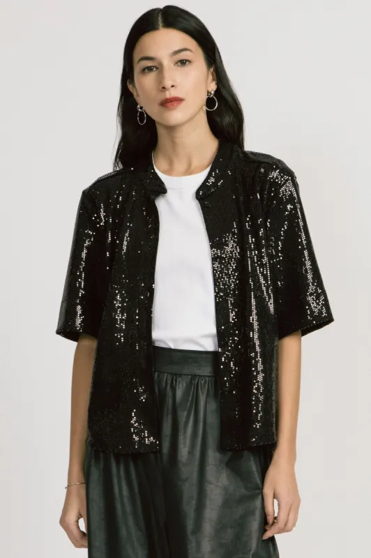 Dahlia Blouse Black made by Allison Wonderland