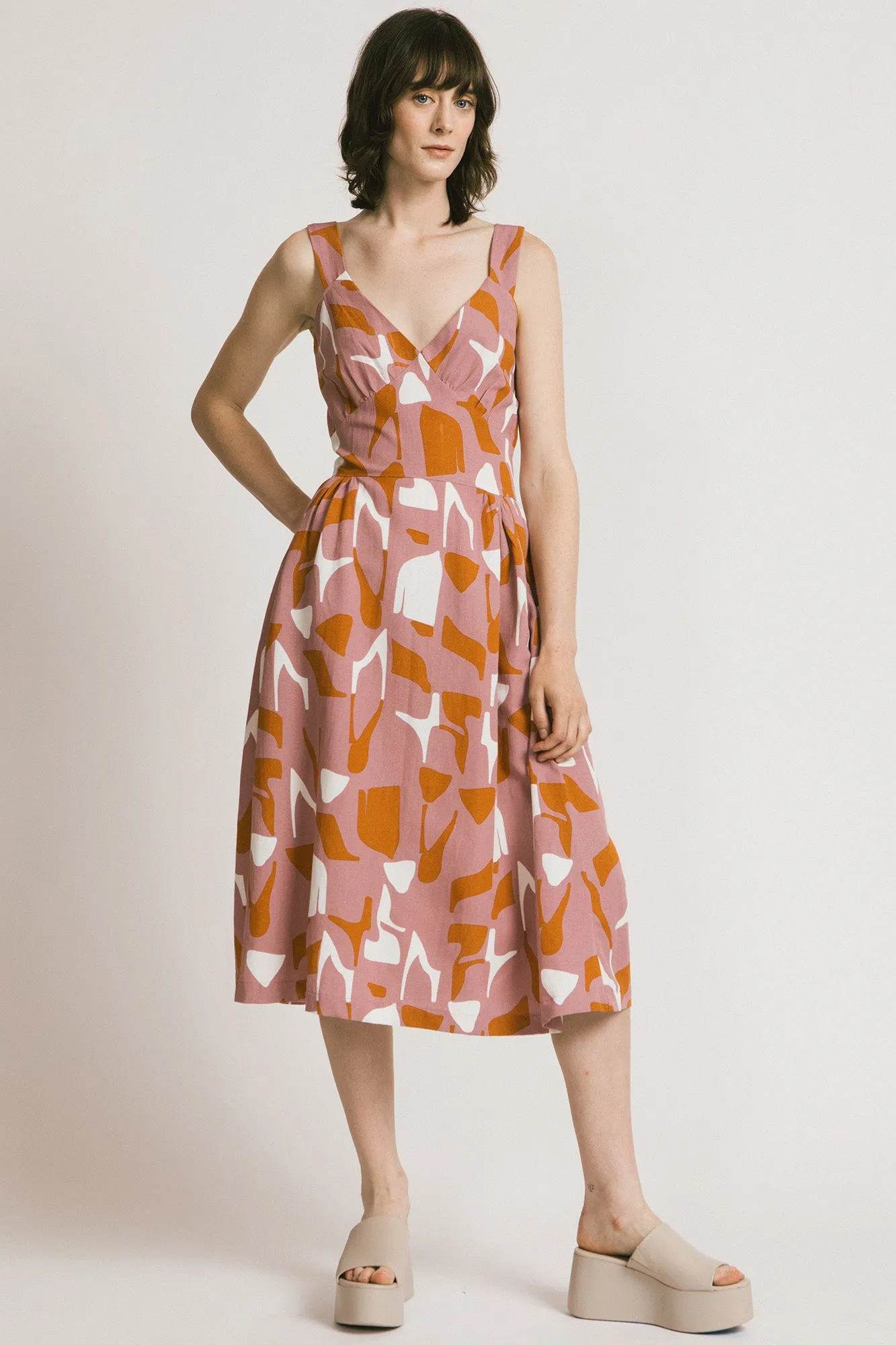 Virginia Dress Pink sold by Allison Wonderland