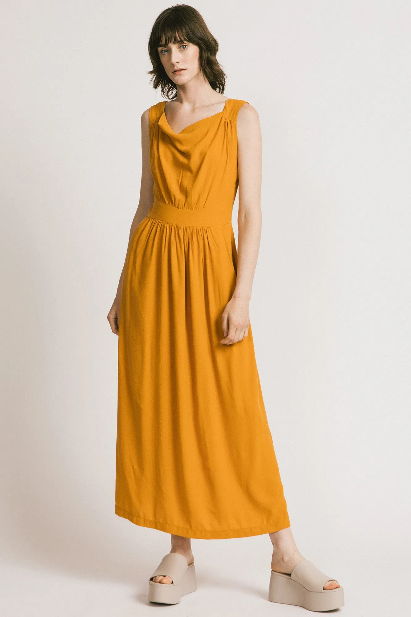 Palermo Dress Saffron sold by Allison Wonderland